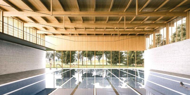 Imatge virtual del futur complex aqüàtic de Mira-sol