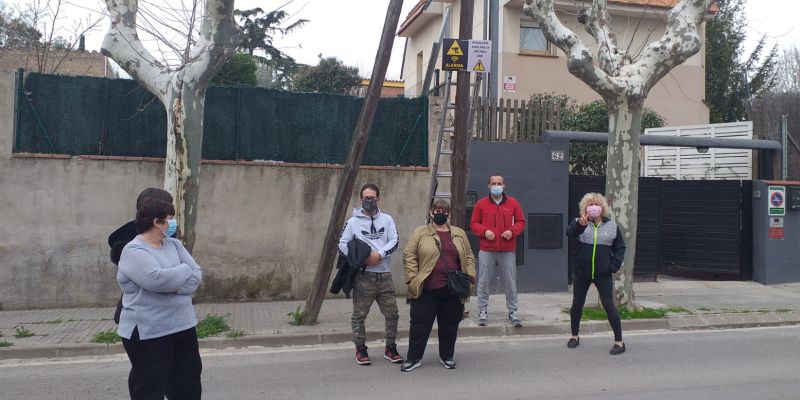 Els veïns s'han organitzat pel seu compte FOTO: Cedida 