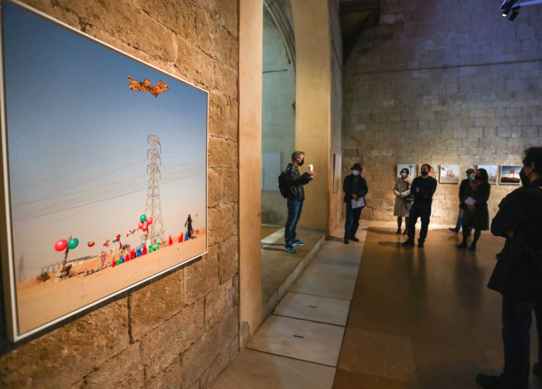 Una de les exposicions de Lumínic, al Museu del Monestir FOTO: Lali Puig