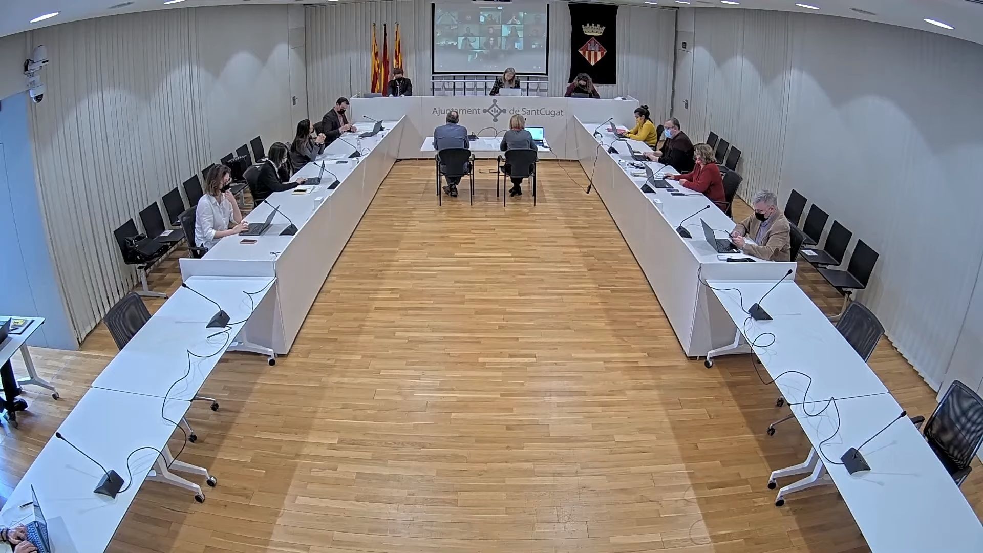 Ple municipal a Sant Cugat. FOTO: Ajuntament