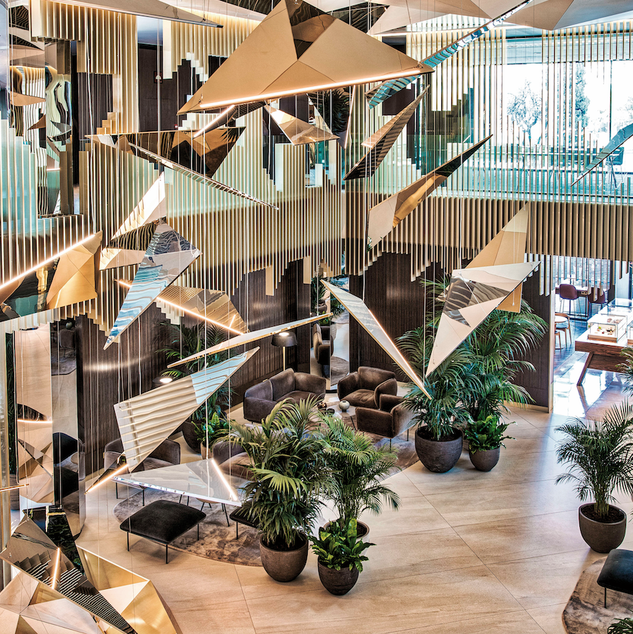 Interior de l'Hotel Sofia fet per Catalonia Ceràmica FOTO: Cedida