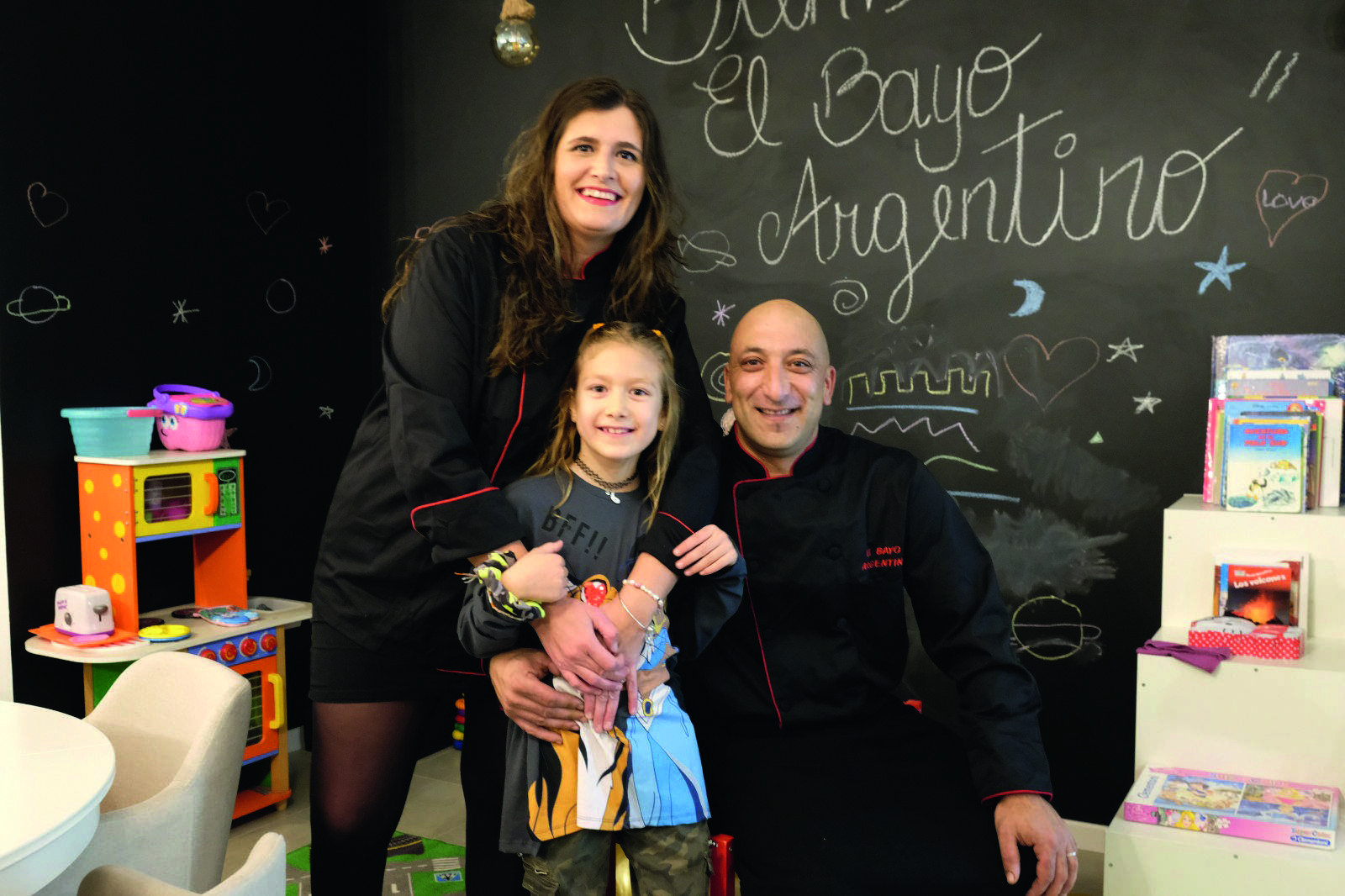 Membres del restaurant argenti 'El bayo'. FOTO: Cedida