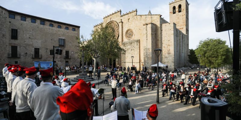 Caramelles de Pasqua als Jardins del Paga-li, Joan. FOTO: Lali Puig