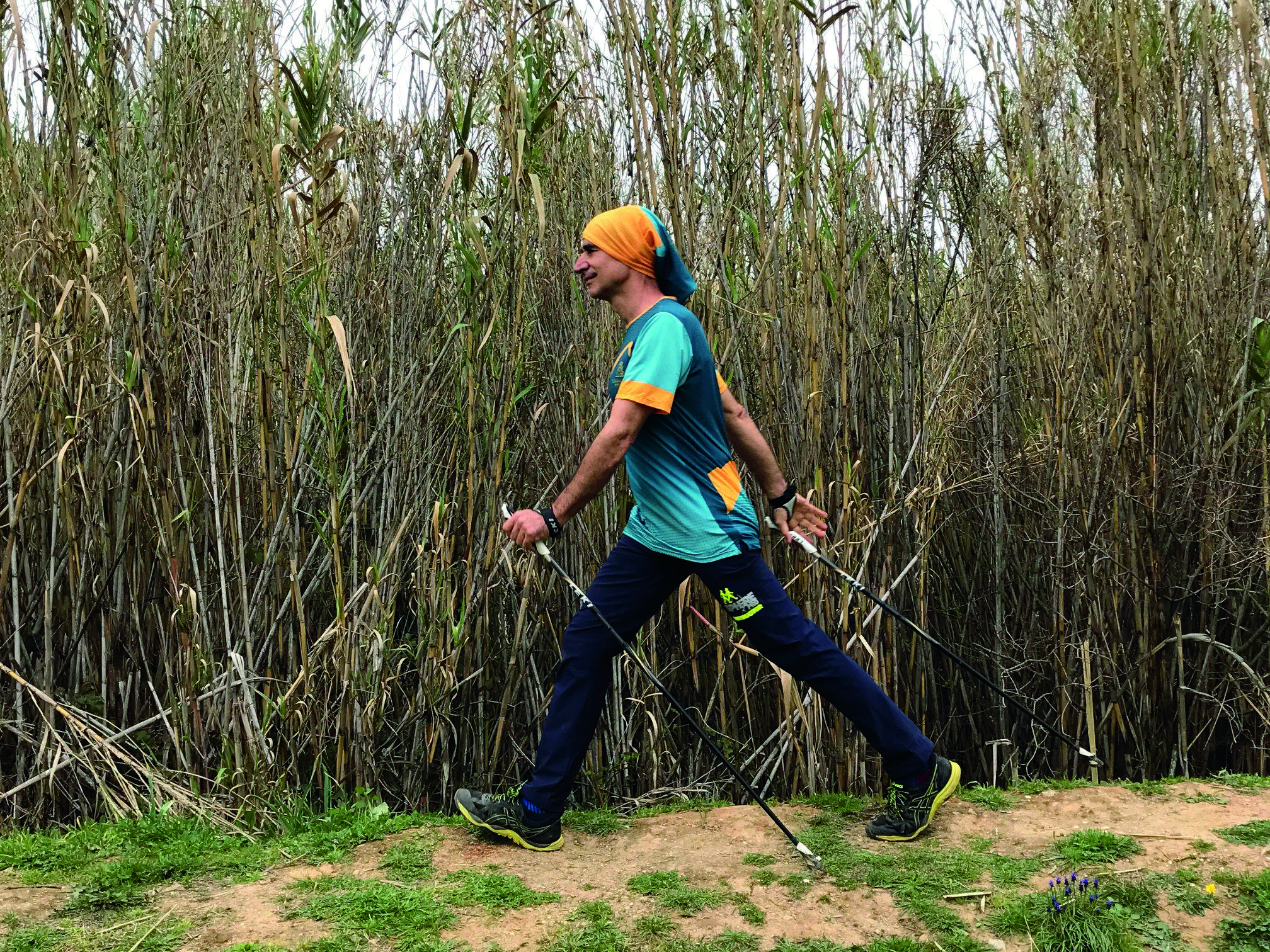 Xavier Ortega, tècnic esportiu i director tècnic de la secció de marxa nòrdica del Club Muntanyenc Sant Cugat. FOTO: Nielo Ballart
