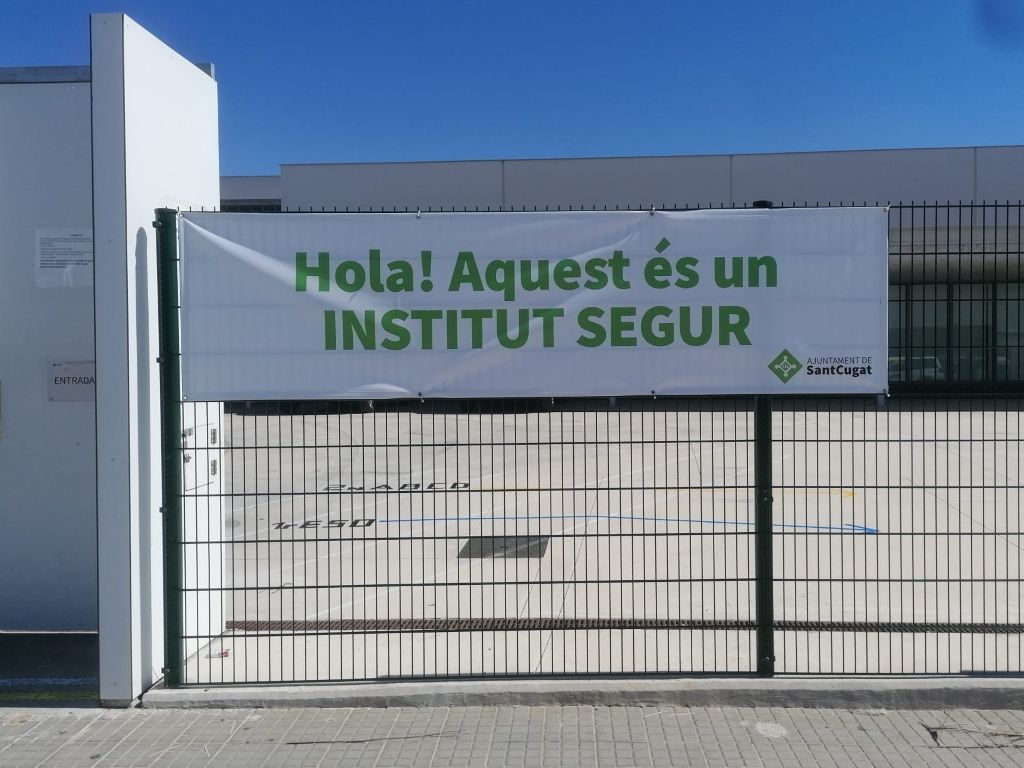 Les escoles de Sant Cugat i el coronavirus FOTO: Ajuntament Sant Cugat