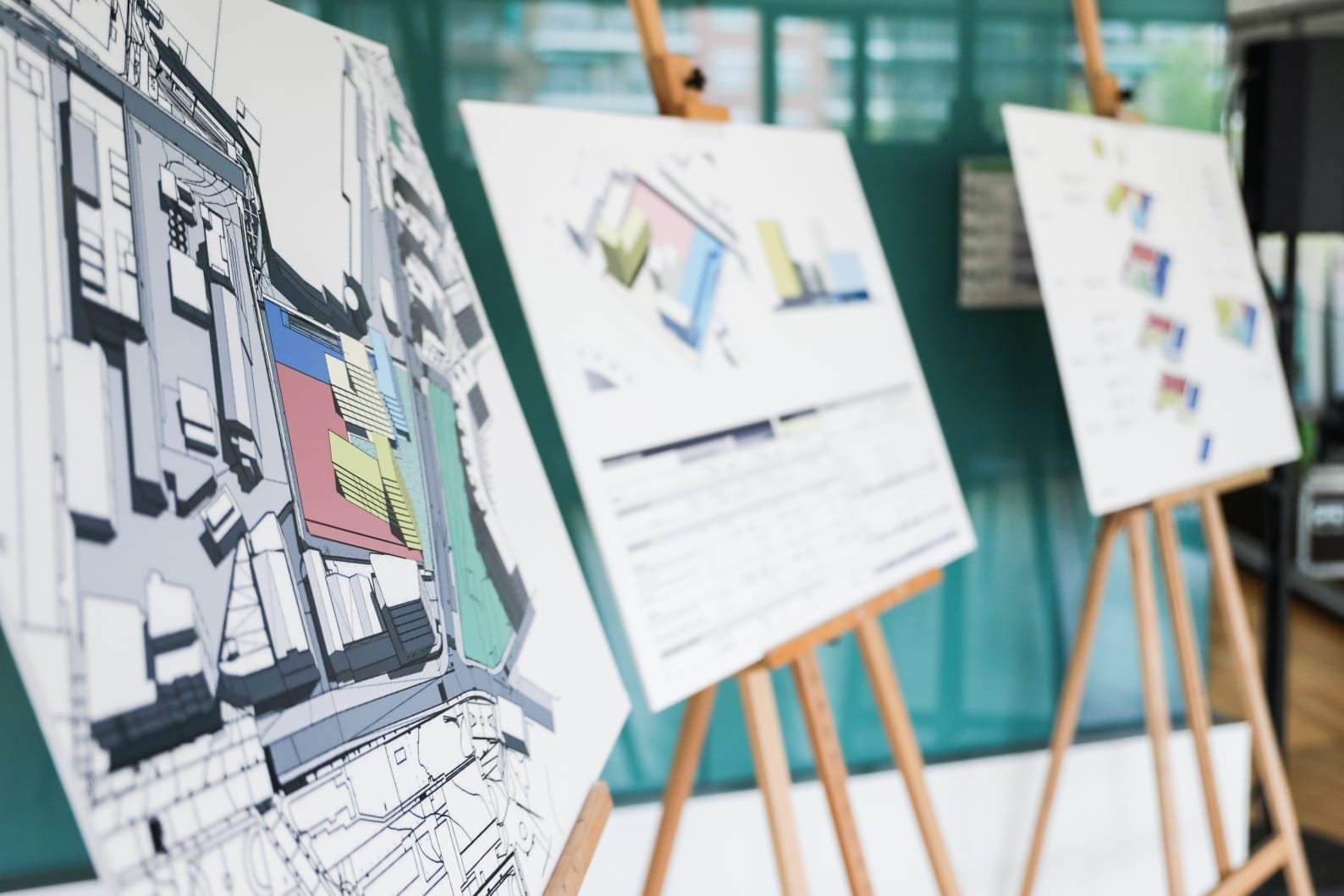 Els plànols del nou complex Ragull Centre. FOTO: Lali Puig (Ajuntament de Sant Cugat)