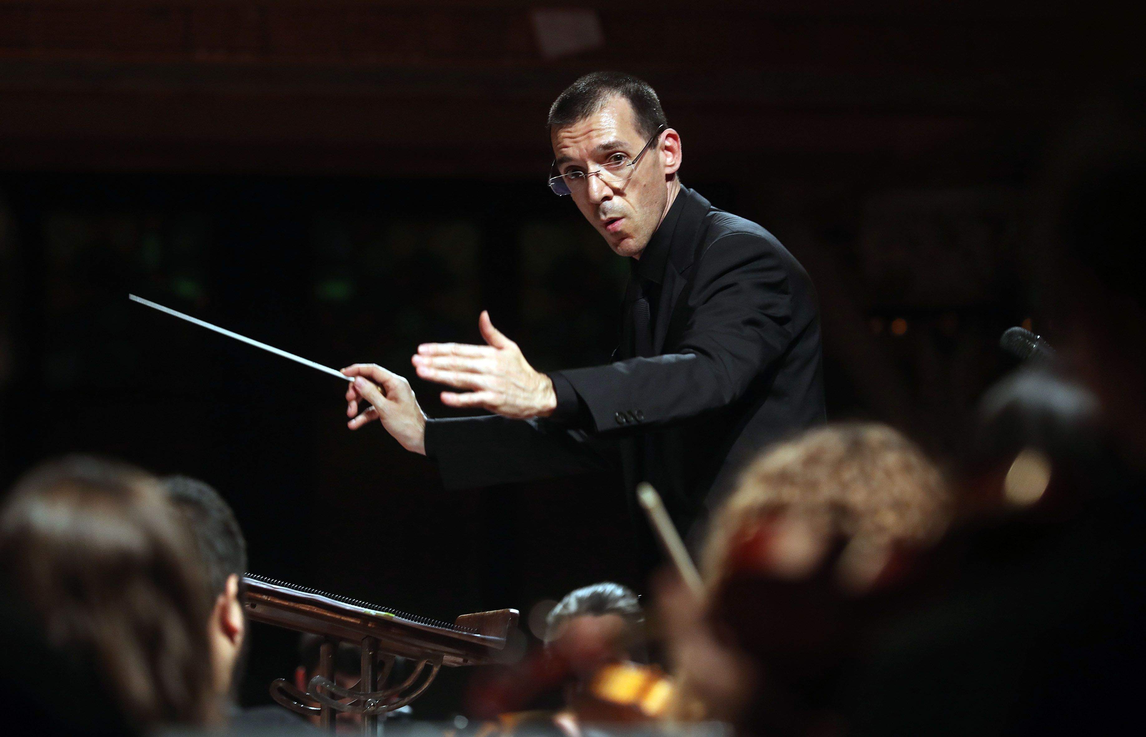 Xavier Pagès-Corella director convidat al Concert de Sant Jordi. FOTO: Cedida.