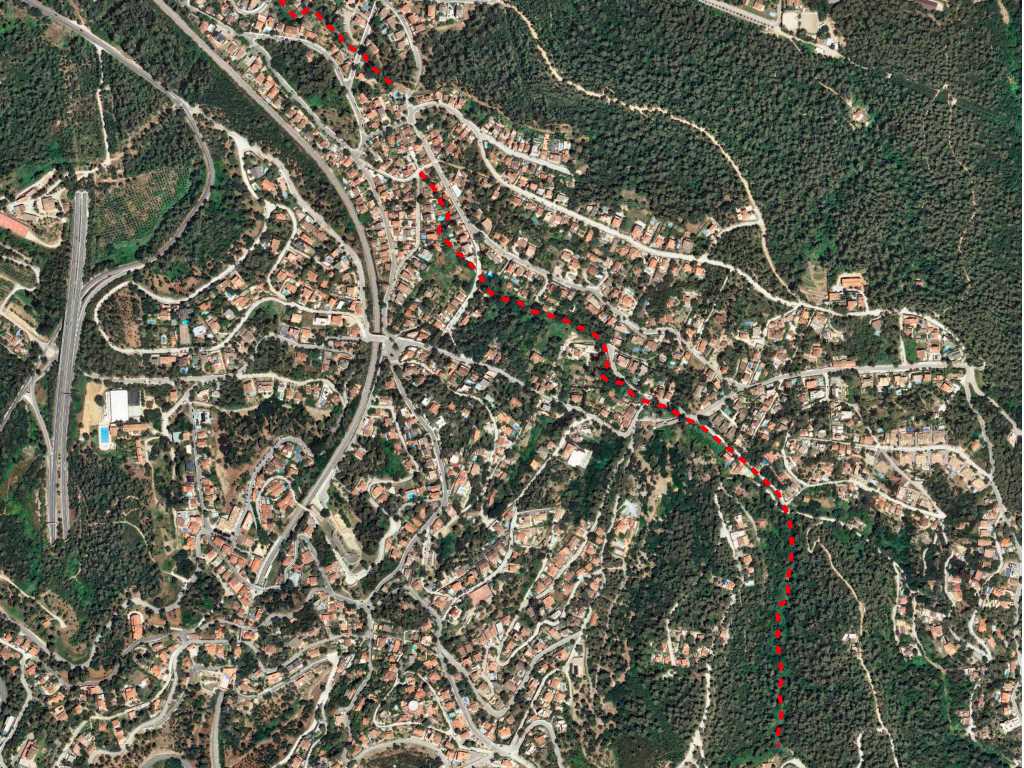 El pas de la riera de Saladrigues FOTO: Ajuntament Sant Cugat