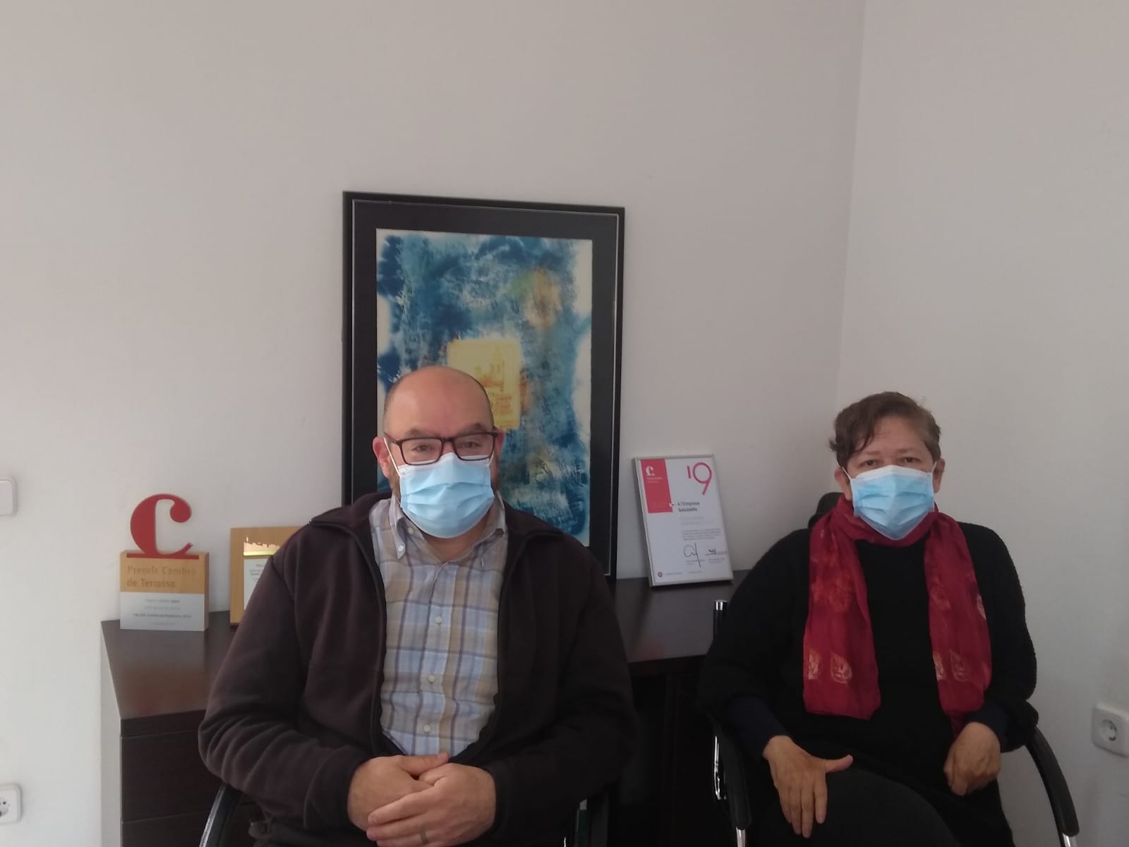 Albert Rubí i Cristina Monteagudo, del Taller Jeroni de Moragas. FOTO: Cedida