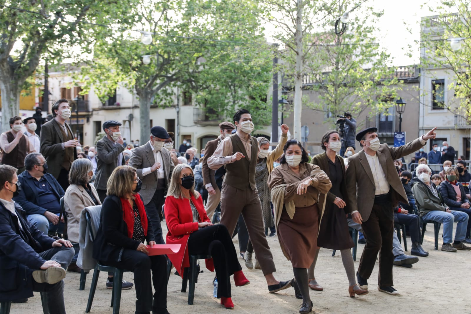 Acte d'homenatge a la II República i a la figura de l'alcalde Roc Codó. FOTO: Lali Puig