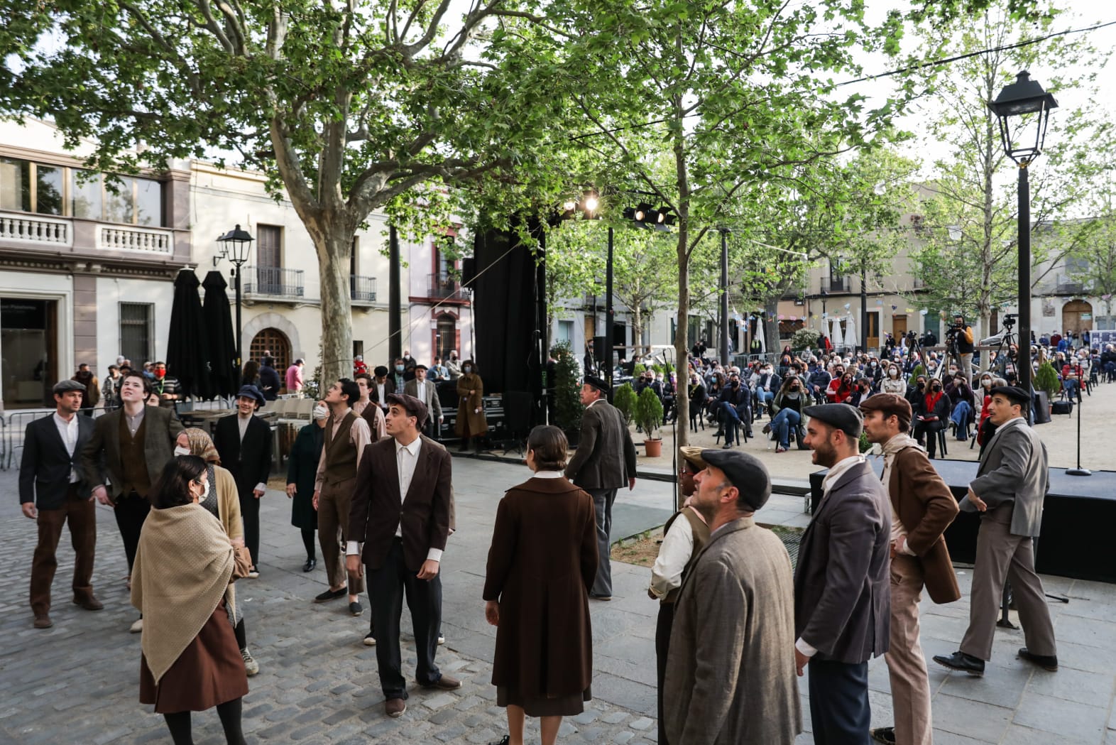 Acte d'homenatge a la II República i a la figura de l'alcalde Roc Codó. FOTO: Lali Puig