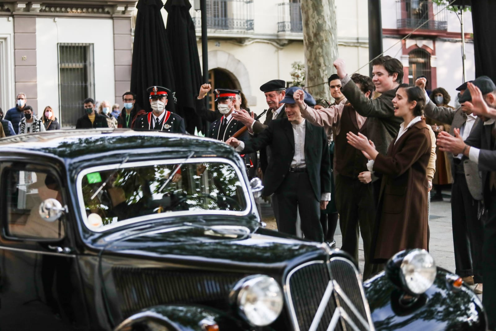 Acte d'homenatge a la II República i a la figura de l'alcalde Roc Codó. FOTO: Lali Puig