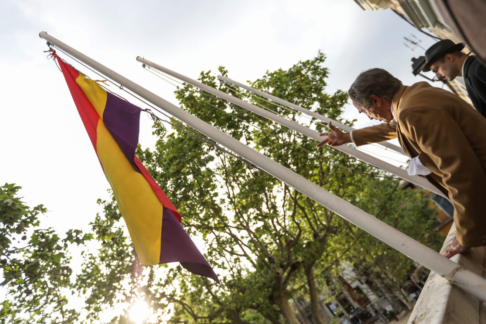 Acte d'homenatge a la II República i a la figura de l'alcalde Roc Codó. FOTO: Lali Puig