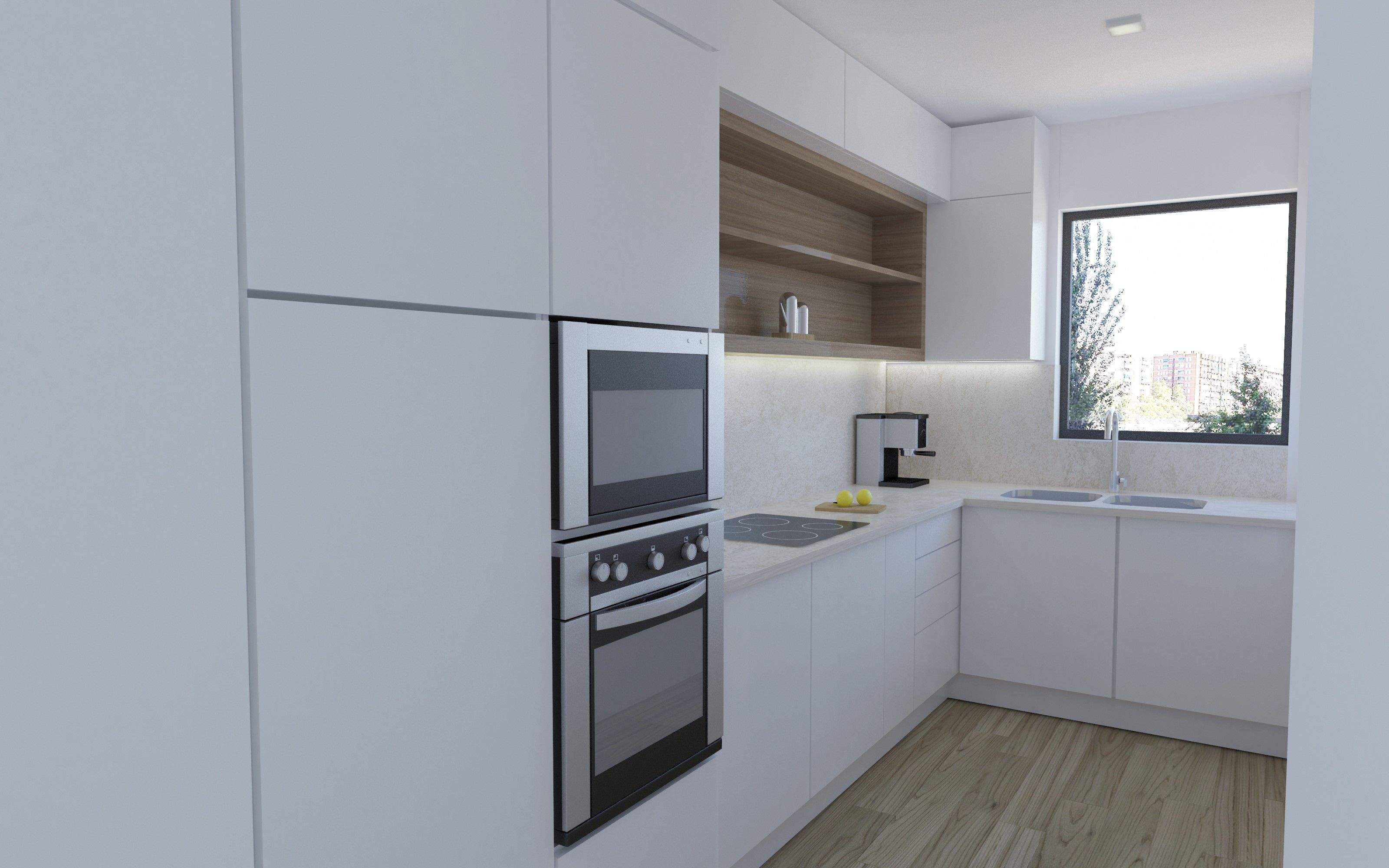 Cuina de l'àtic dúplex d'ORGAN a Rubí. FOTO: Cedida