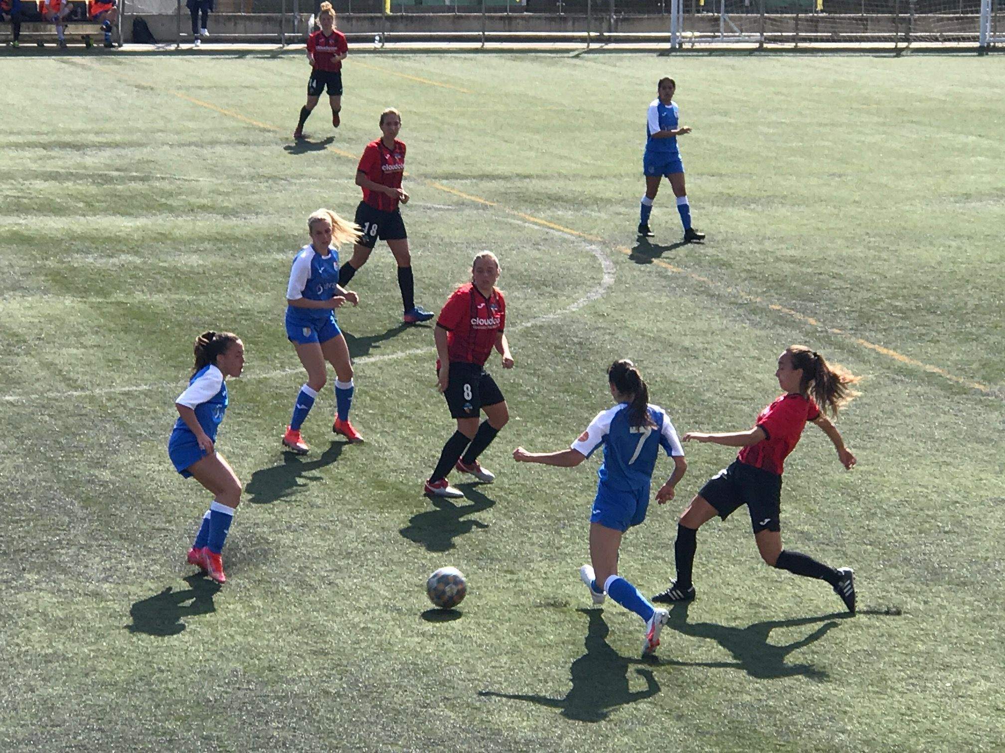 El Sant Cugat FC continua en una gran dinàmica de resultats en guanyar a la UD Viladecans. FOTO: Nielo Ballart