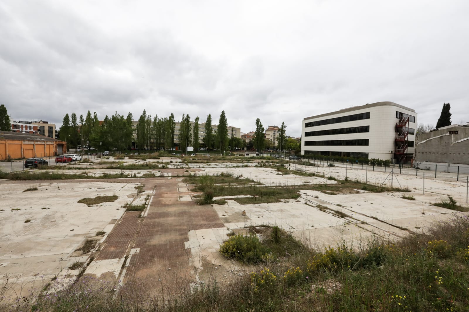 El solar on s'ha de construir Ragull Centre. FOTO. Cedida