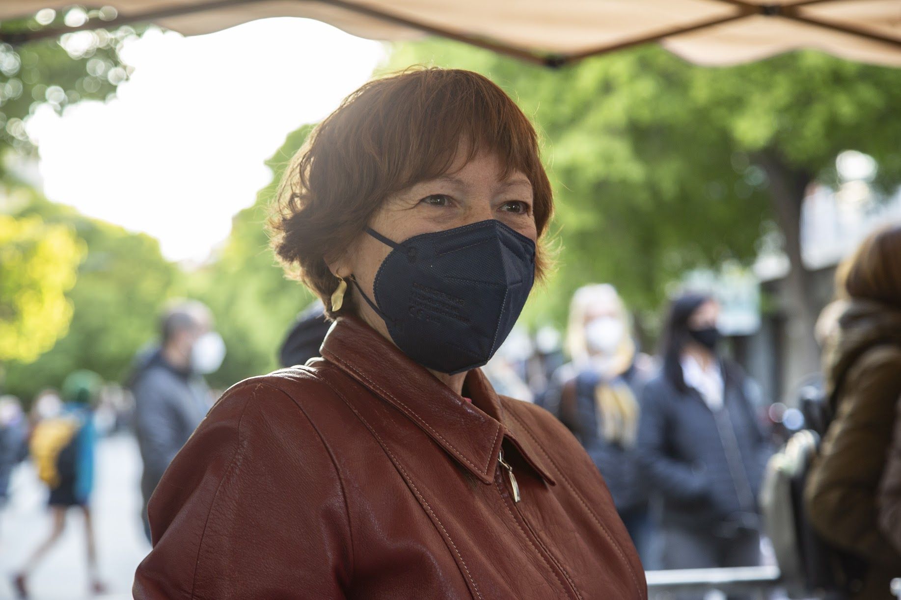 Àngels Tolosa, propietària de la Llibreria Alexandria. FOTO: Àngel Bravo