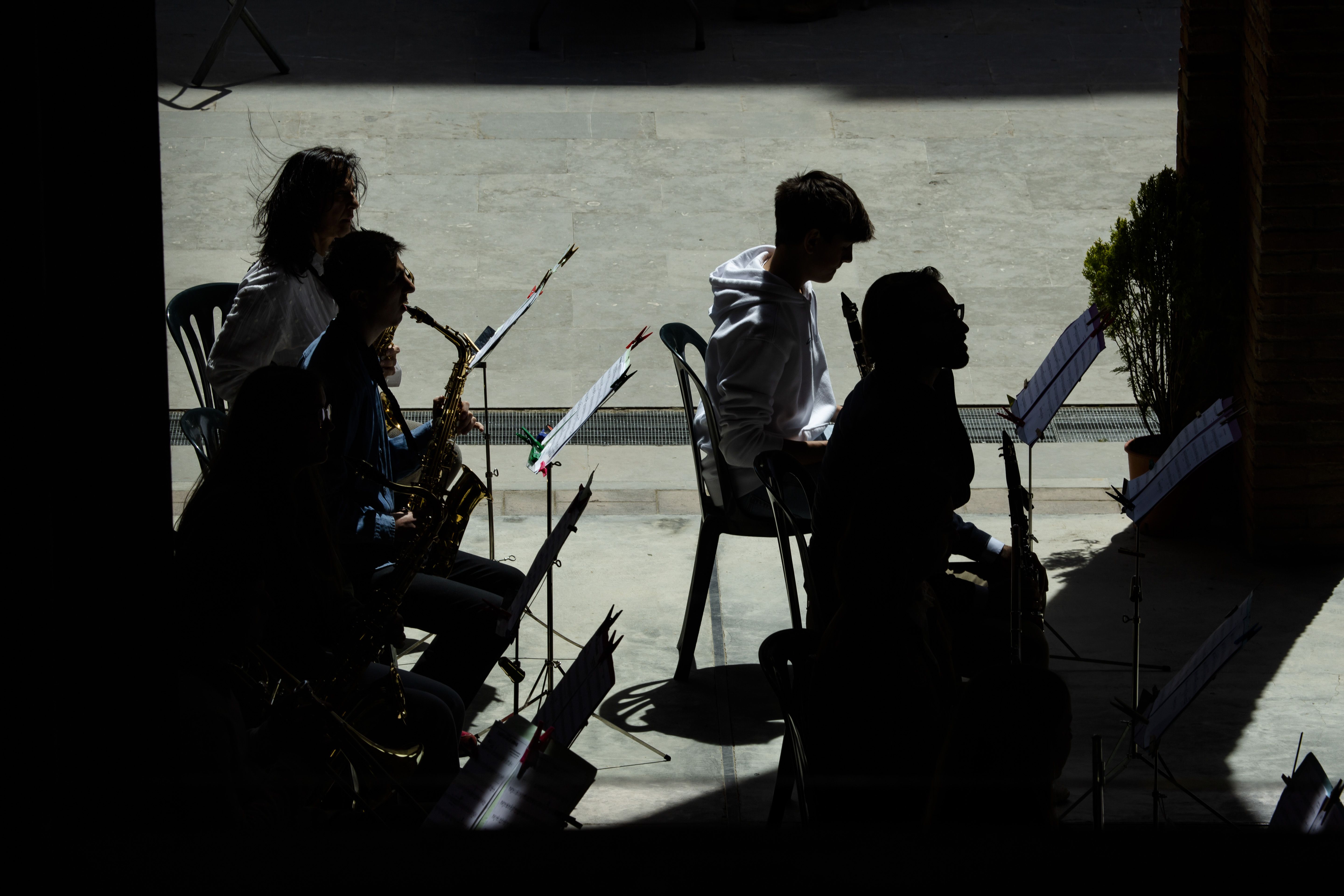 Concert de Sant Jordi amb swing de l'Orquestra Moderna Fusió. FOTO: Àngel Bravo