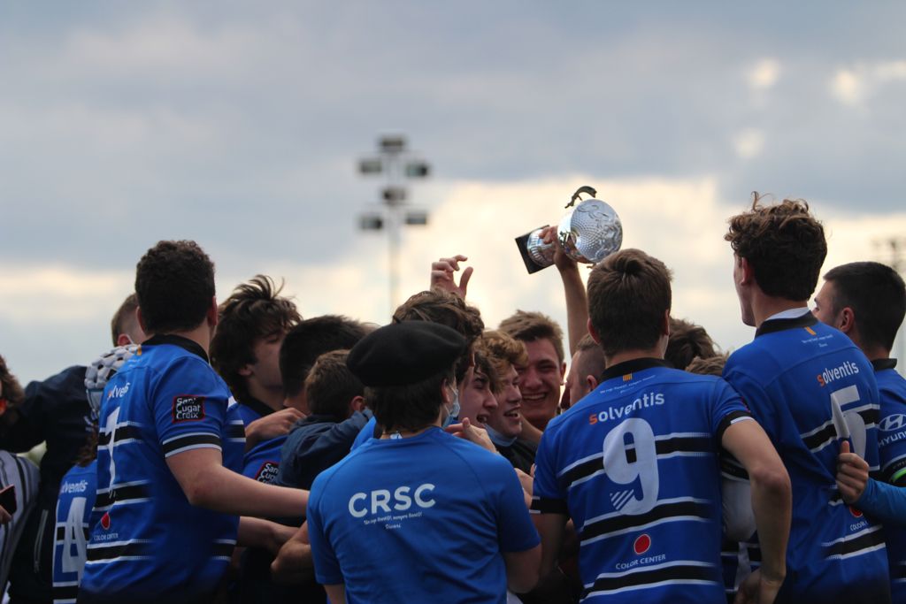 El Club de Rugby Sant Cugat va guanyar al Barça Rugby en la final del Campionat de Catalunya sub-18. FOTO: Rita Hinojosa
