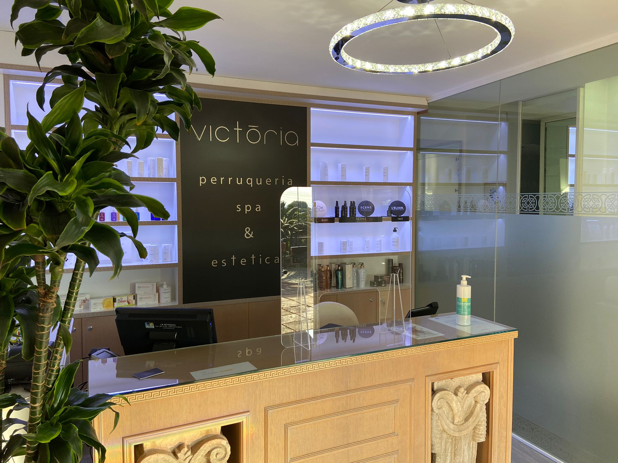 Saló de bellesa de Victoria spa&perruqueria. FOTO: Cedida