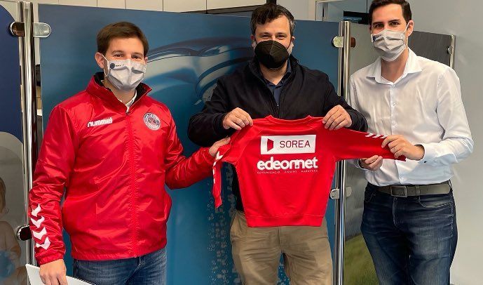 El Club Hoquei Valldoreix renova el seu patrocini amb Sorea i Edeon. FOTO: Club Hoquei Valldoreix.