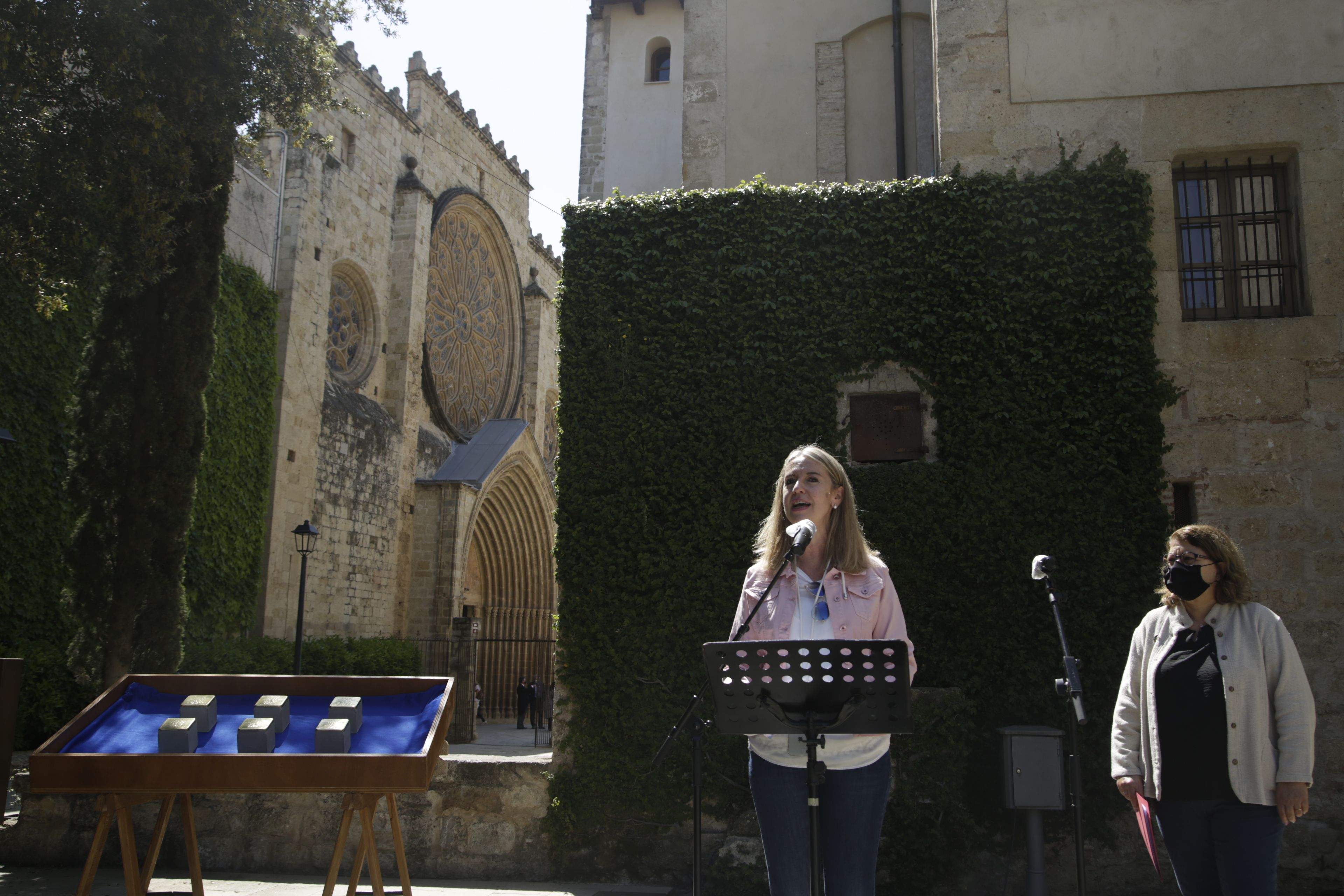 Sant Cugat ret homenatge als santcugatencs que van ser deportats a camps de concentració nazis. FOTO: Àngel Bravo