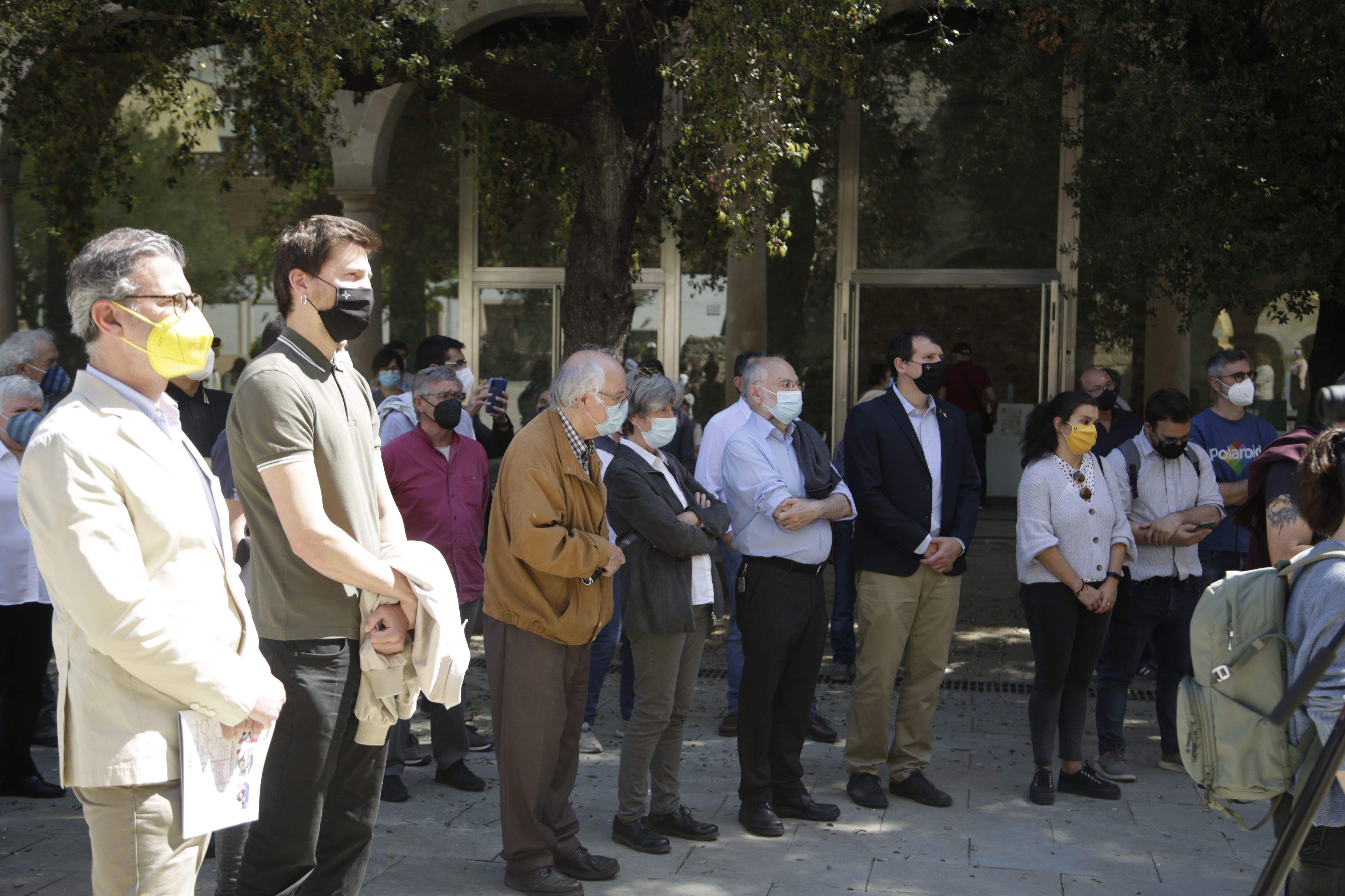 Sant Cugat ret homenatge als santcugatencs que van ser deportats a camps de concentració nazis. FOTO: Àngel Bravo