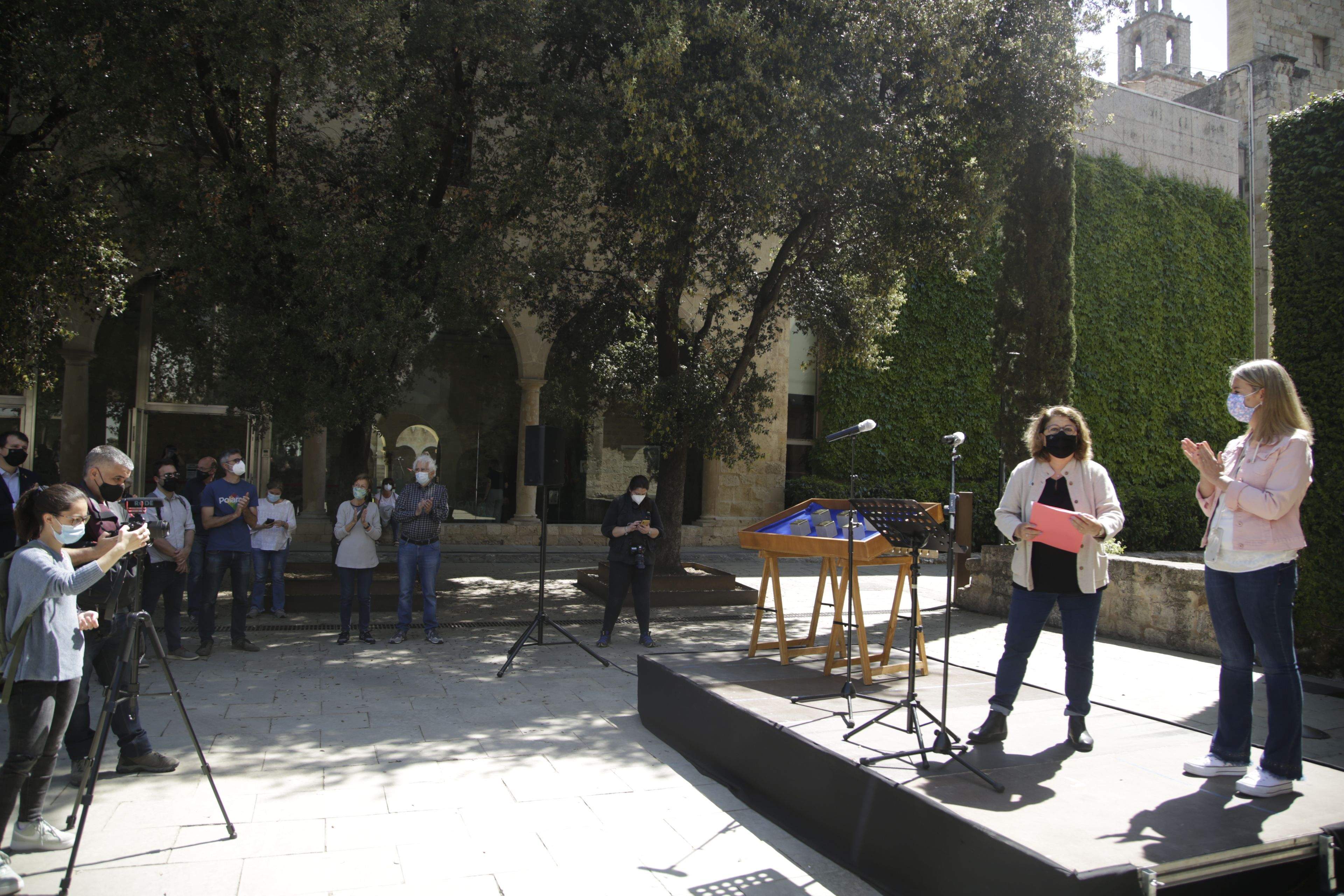 Sant Cugat ret homenatge als santcugatencs que van ser deportats a camps de concentració nazis. FOTO: Àngel Bravo