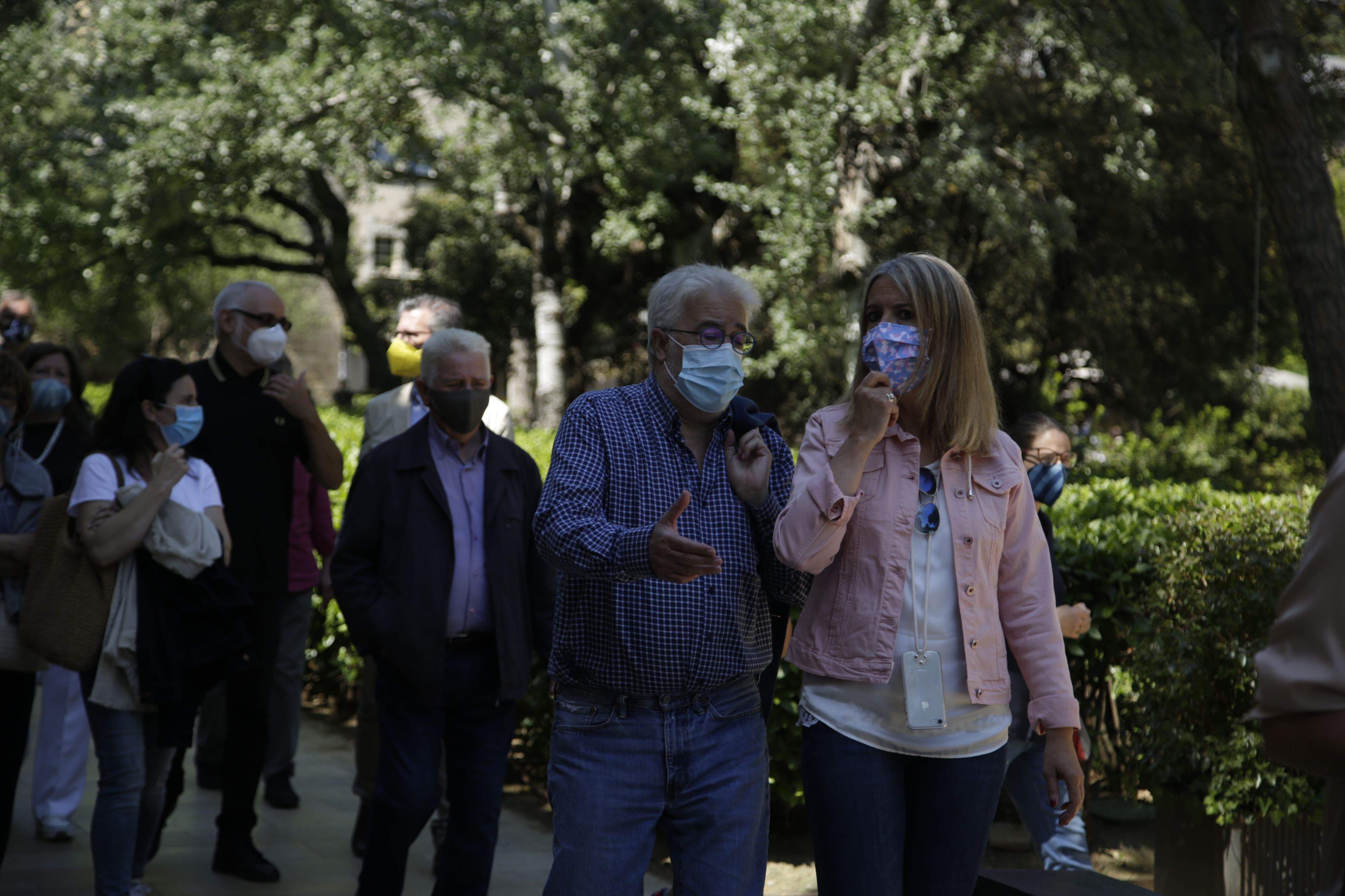 Sant Cugat ret homenatge als santcugatencs que van ser deportats a camps de concentració nazis. FOTO: Àngel Bravo