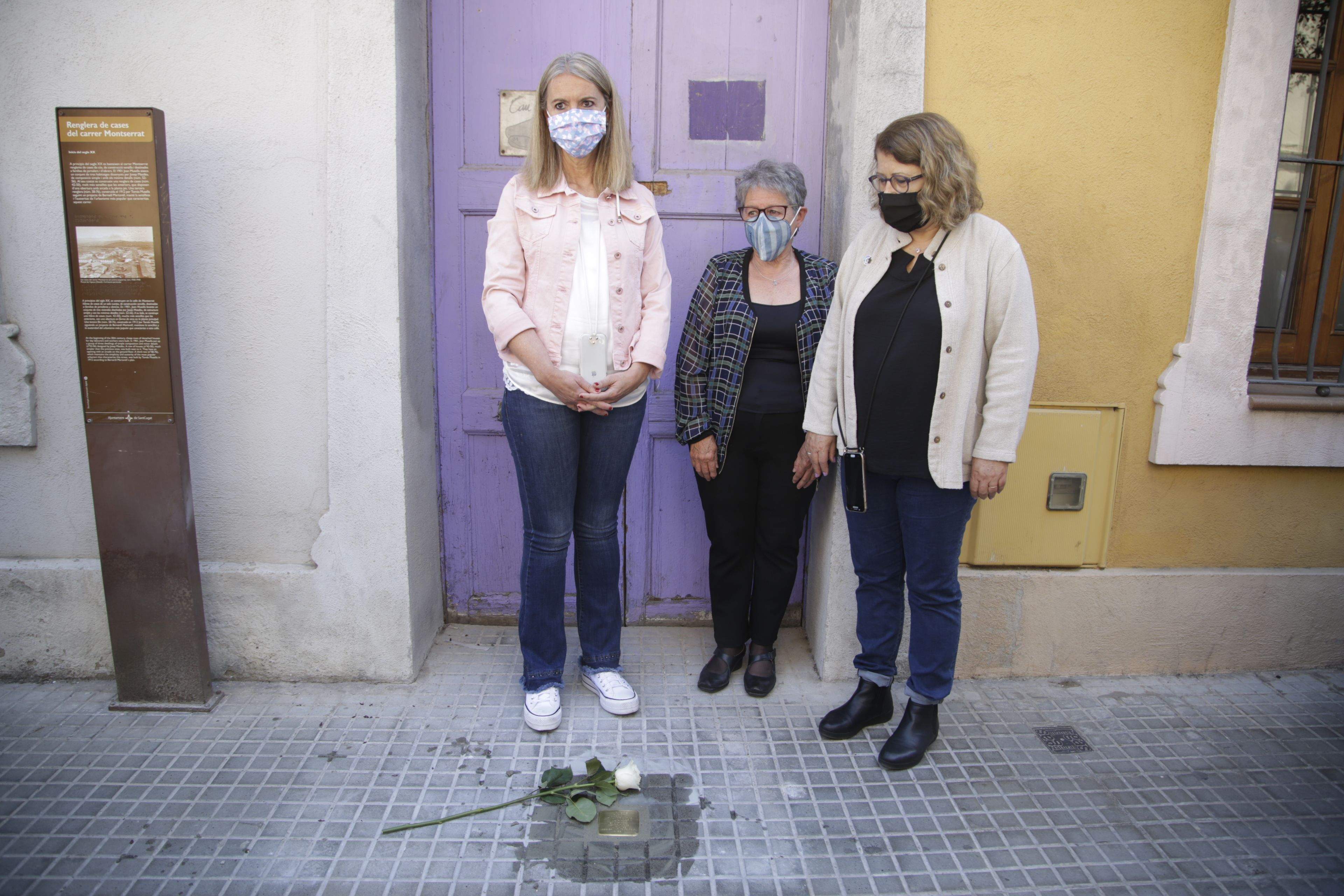 Sant Cugat ret homenatge als santcugatencs que van ser deportats a camps de concentració nazis. FOTO: Àngel Bravo
