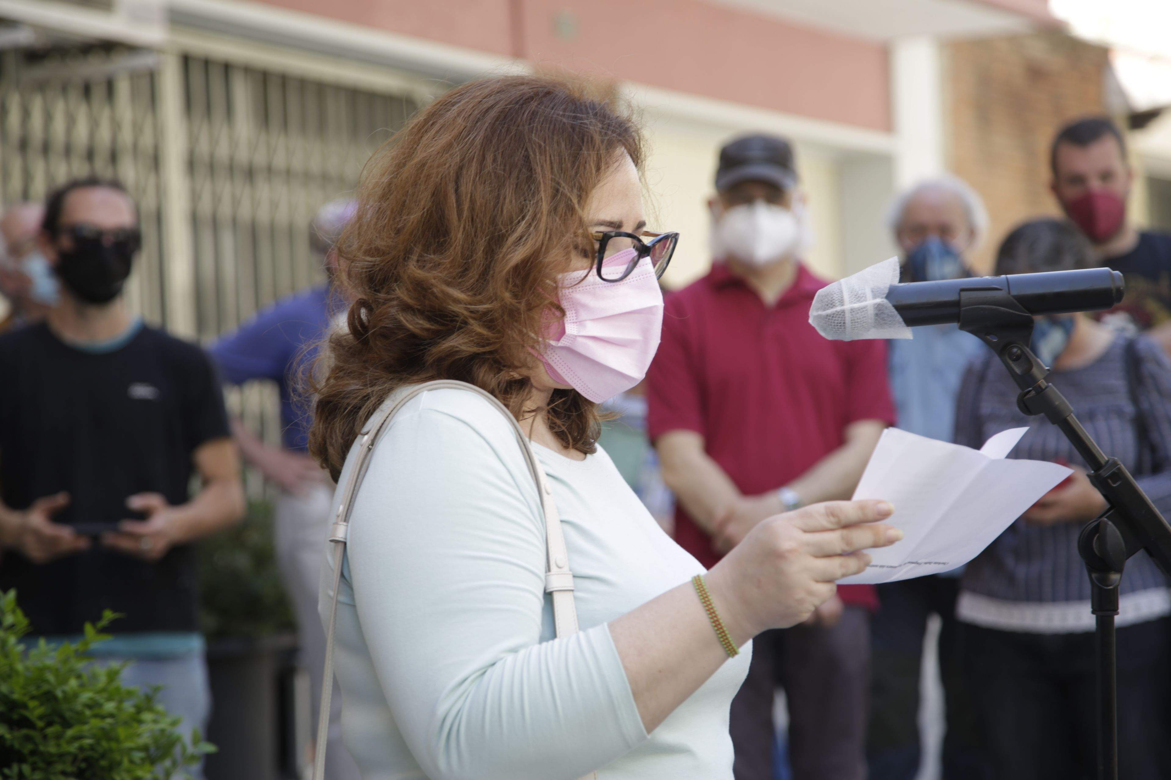 Sant Cugat ret homenatge als santcugatencs que van ser deportats a camps de concentració nazis. FOTO: Àngel Bravo