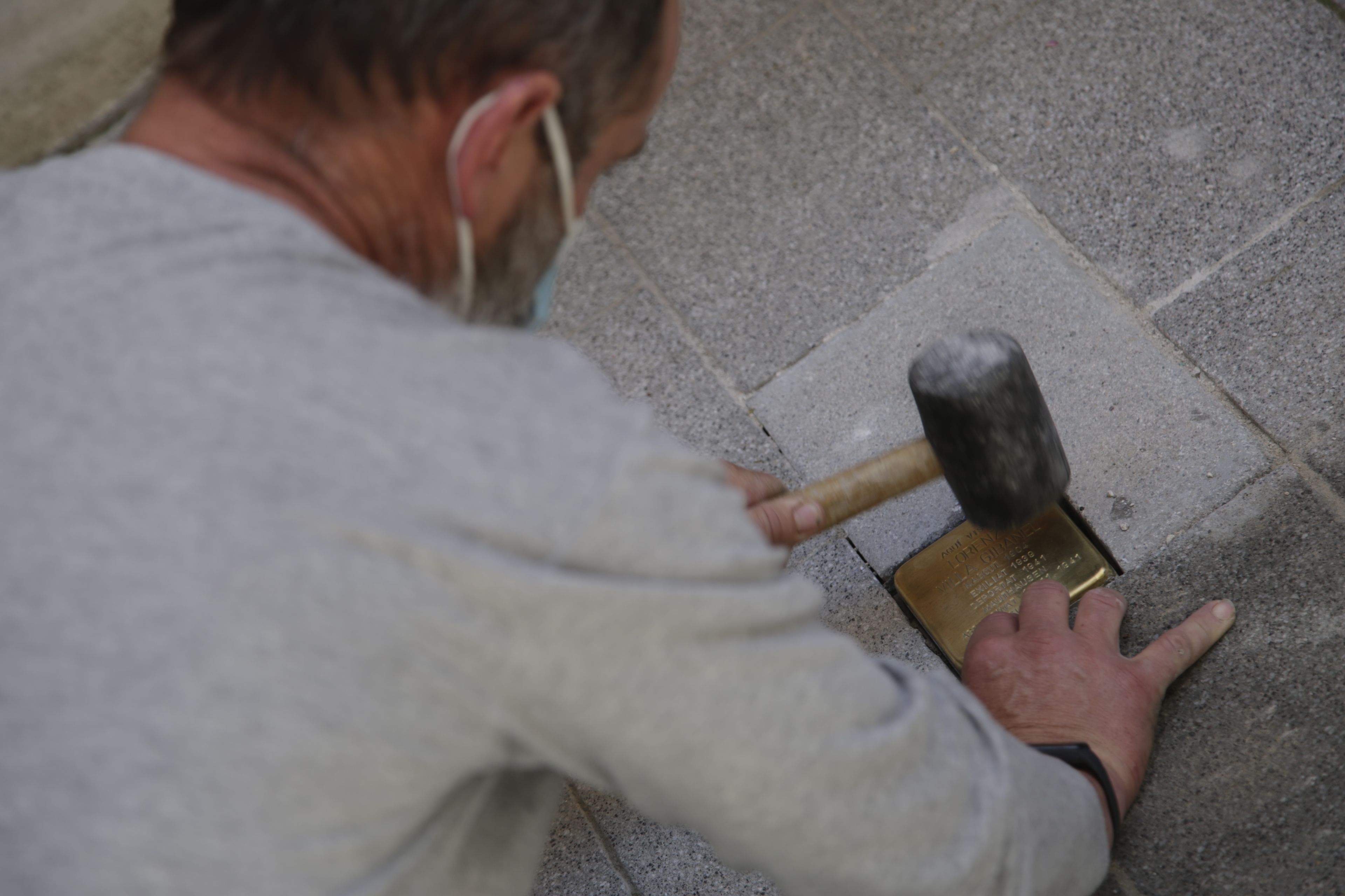 Sant Cugat ret homenatge als santcugatencs que van ser deportats a camps de concentració nazis. FOTO: Àngel Bravo