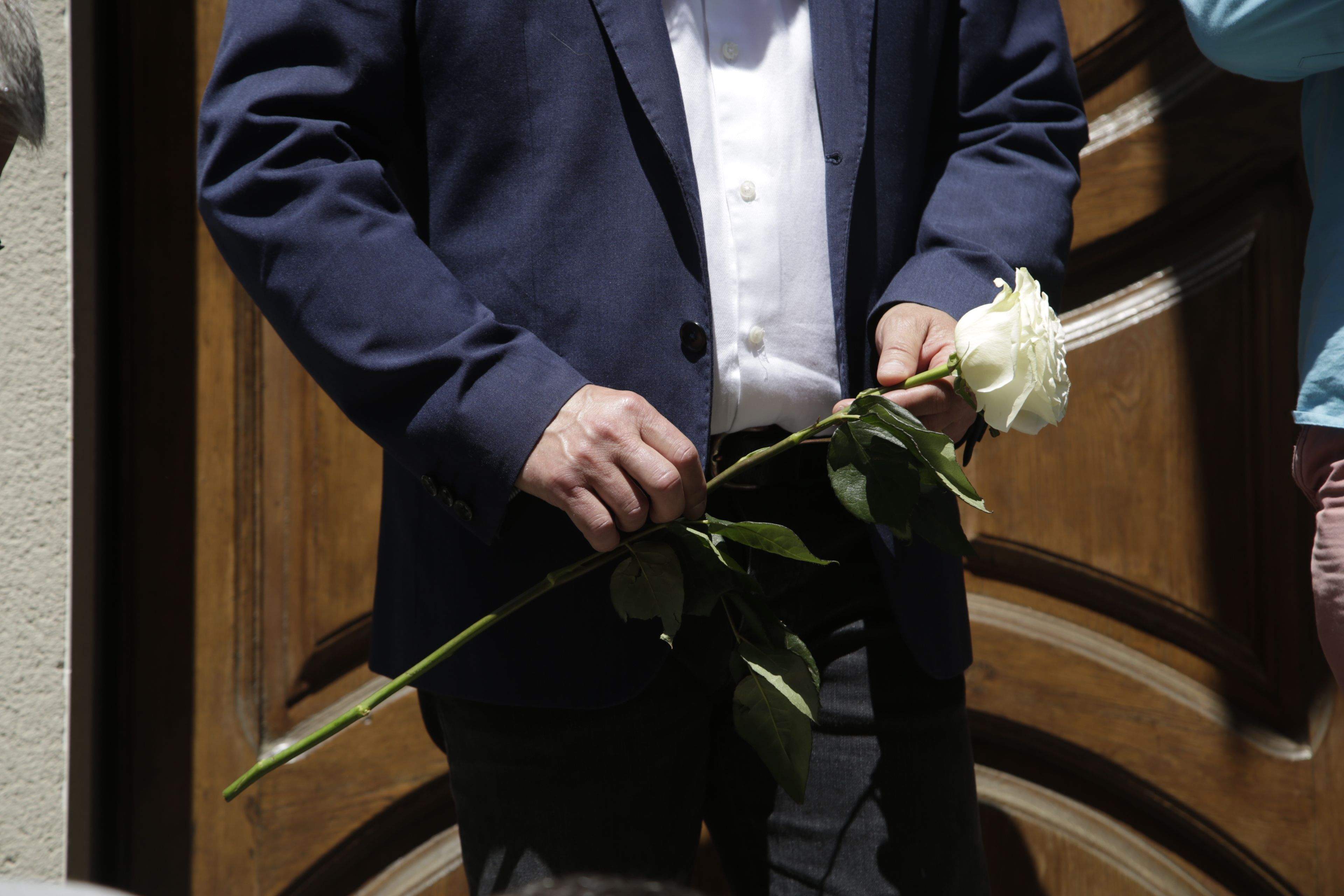 Sant Cugat ret homenatge als santcugatencs que van ser deportats a camps de concentració nazis. FOTO: Àngel Bravo