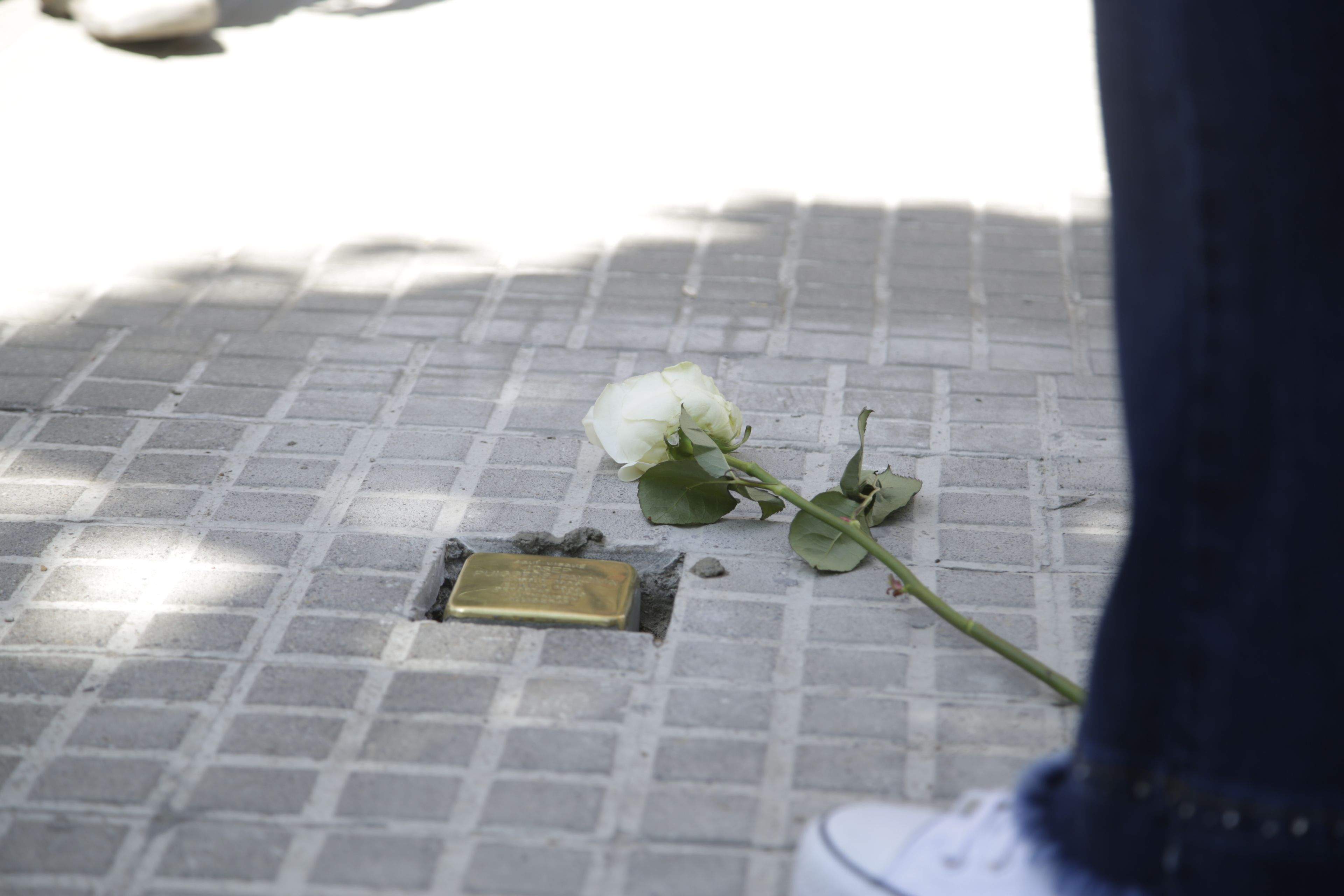 Sant Cugat ret homenatge als santcugatencs que van ser deportats a camps de concentració nazis. FOTO: Àngel Bravo