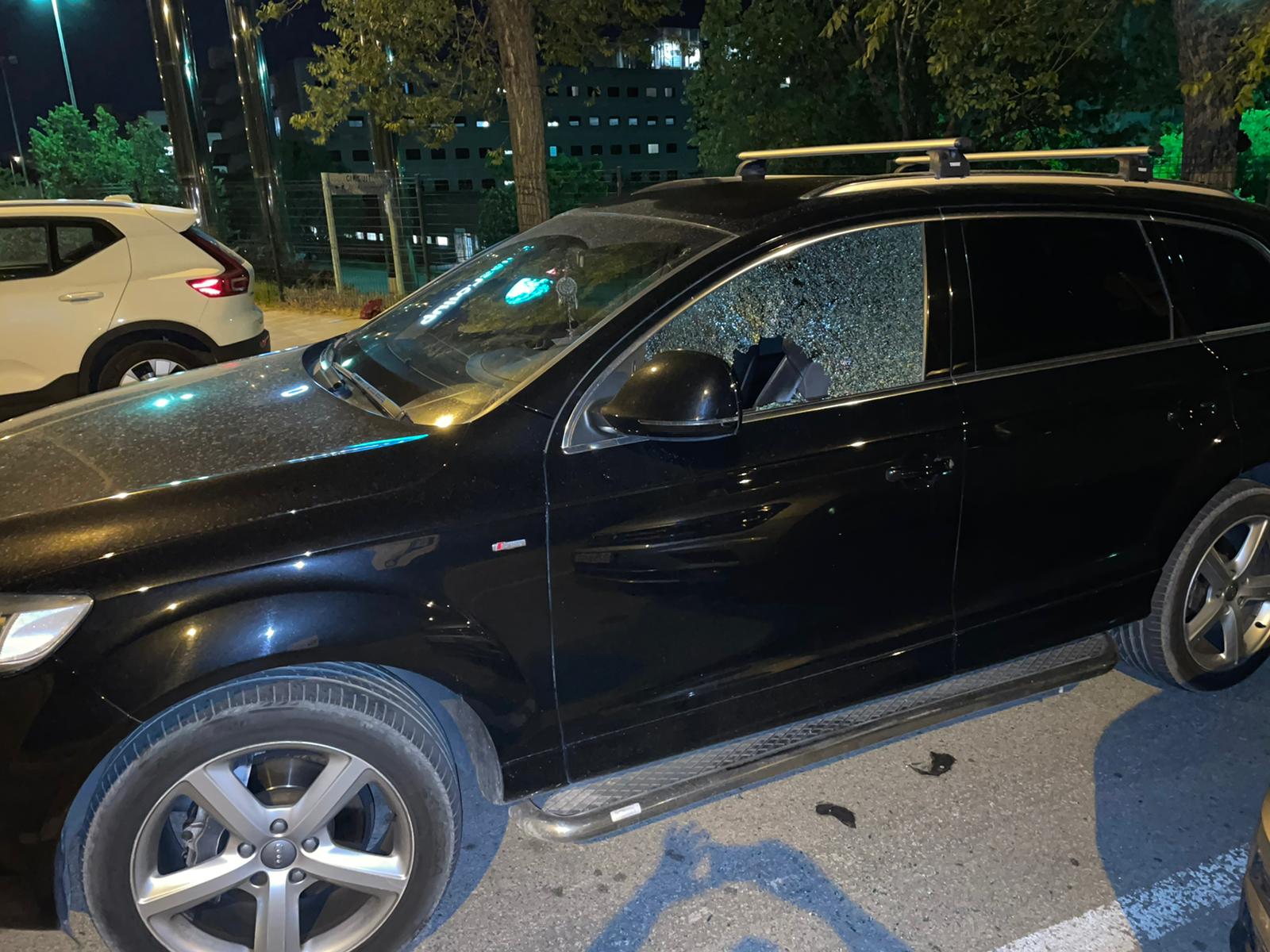 vidres trencats cotxe