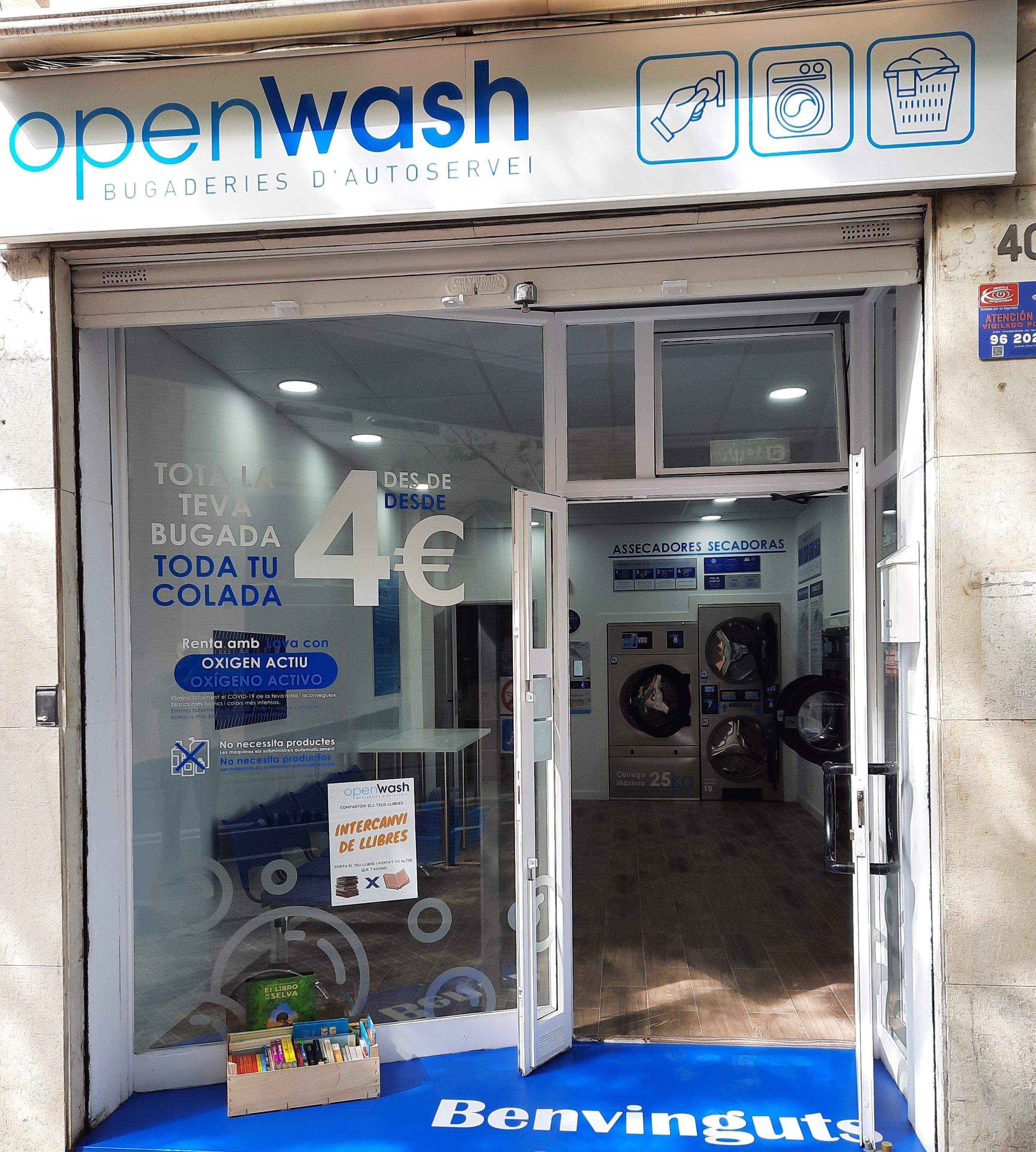 Façana d'Open Wash Sant Cugat. FOTO: Cedida