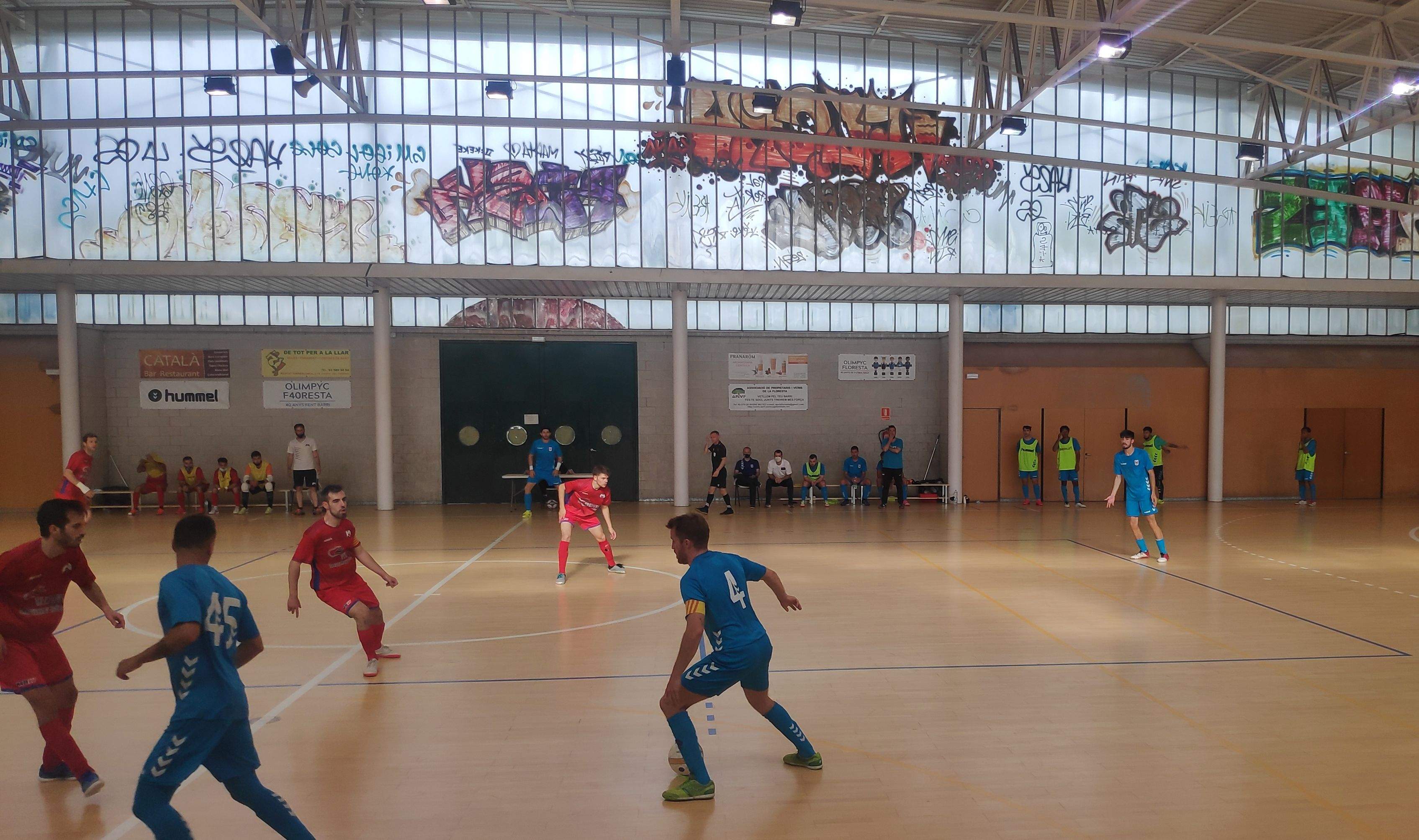 El capità Miquel Verdaguer, en un partit de l'Olimpyc Floresta FS de la temporada passada. FOTO: Amit Gayà.