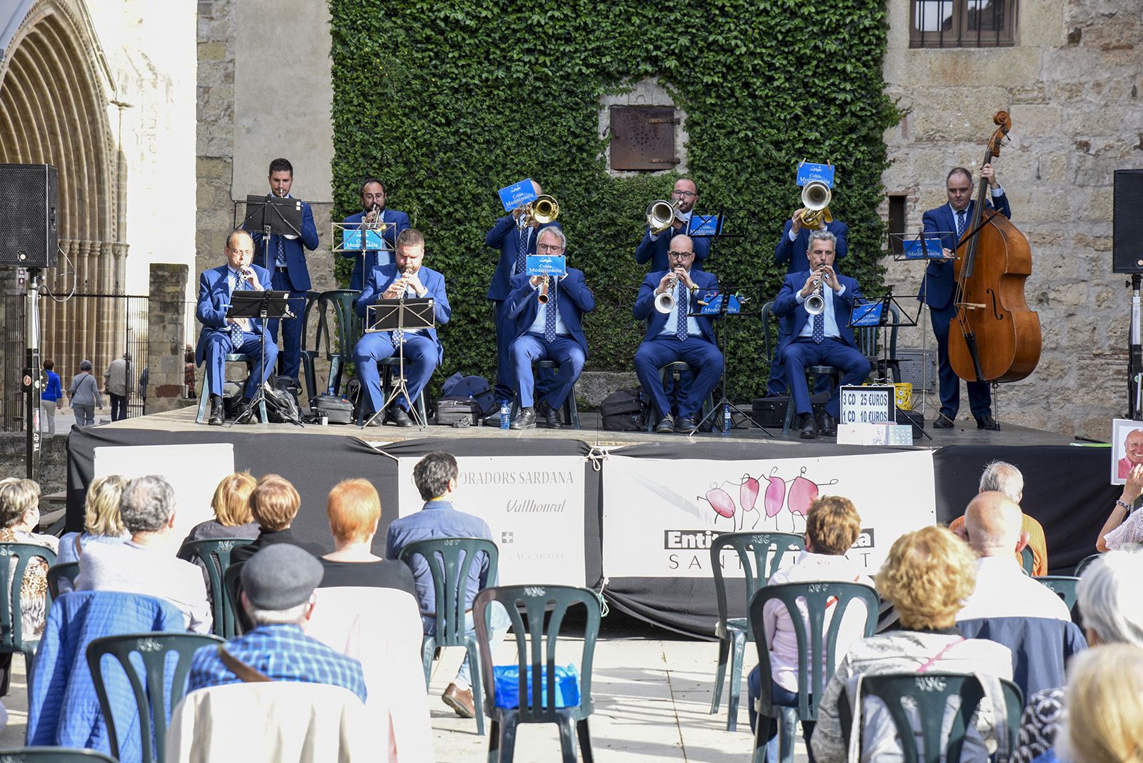 Concert de sardanes en honor a Pere Pahissa. Foto: Bernat Millet.