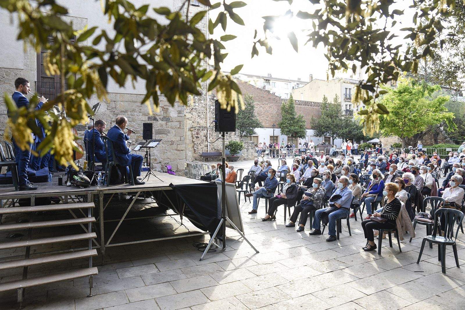 Concert de sardanes en honor a Pere Pahissa. Foto: Bernat Millet.
