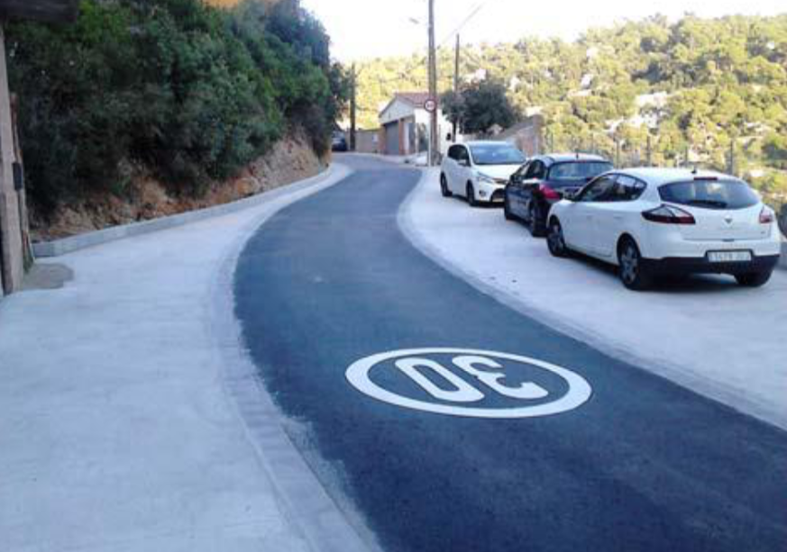 Un tram del carrer de Sant Francesc d'Assís ja finalitzat. FOTO: Ajuntament