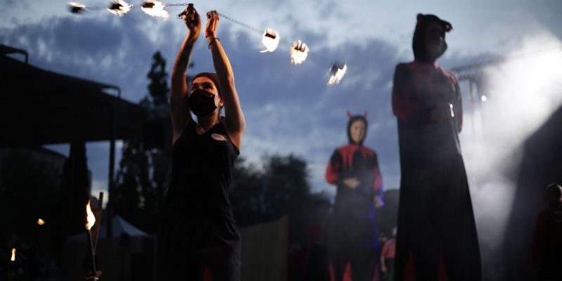La Trobada de Bèsties també ha comptat amb malabars. FOTO: Àngel Bravo