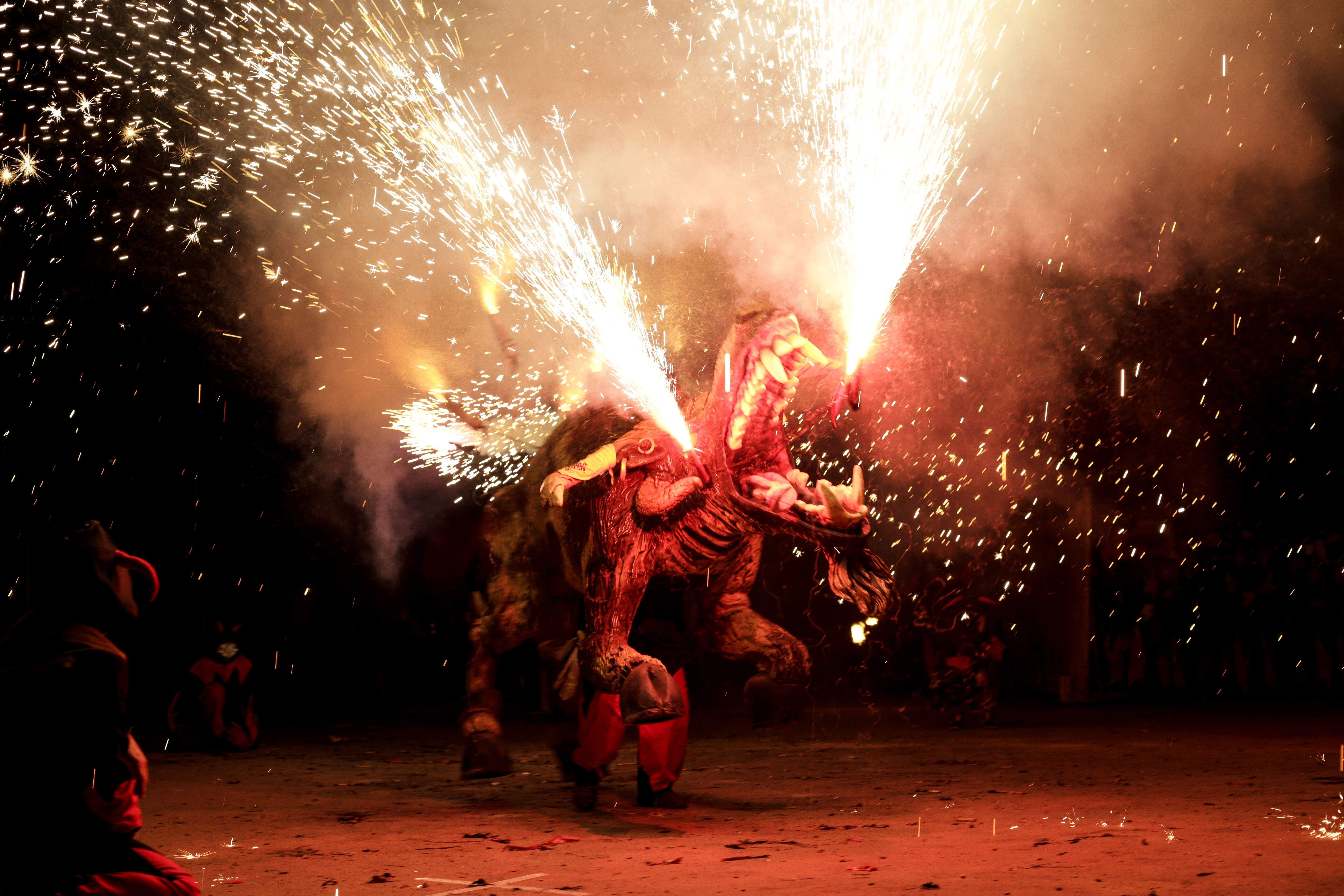 Trobada de Bèsties dels Diables de Sant Cugat. FOTO: Àngel Bravo