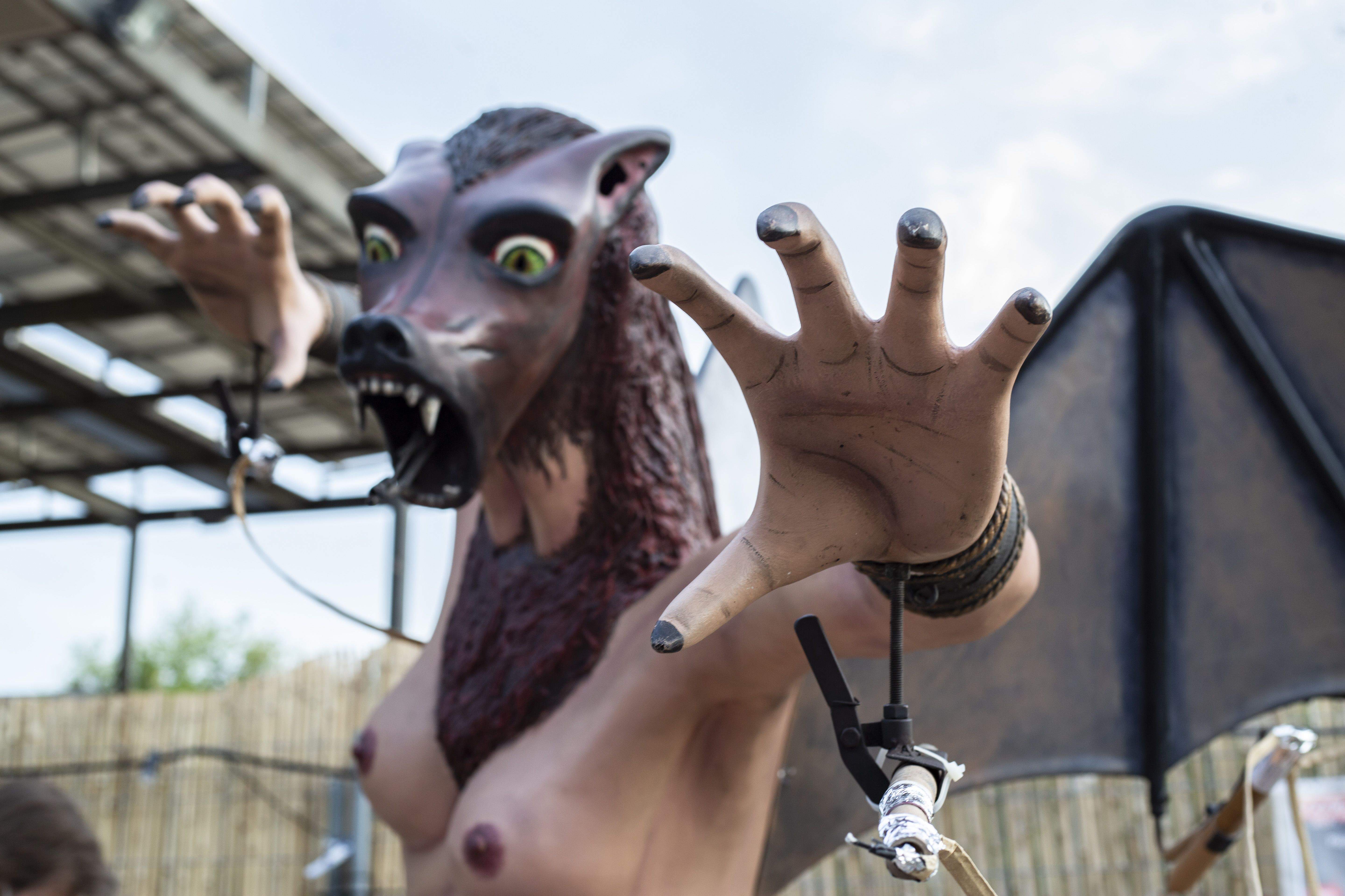 Els Diables han sortit al carrer amb la Trobada de Bèsties. FOTO: Àngel Bravo