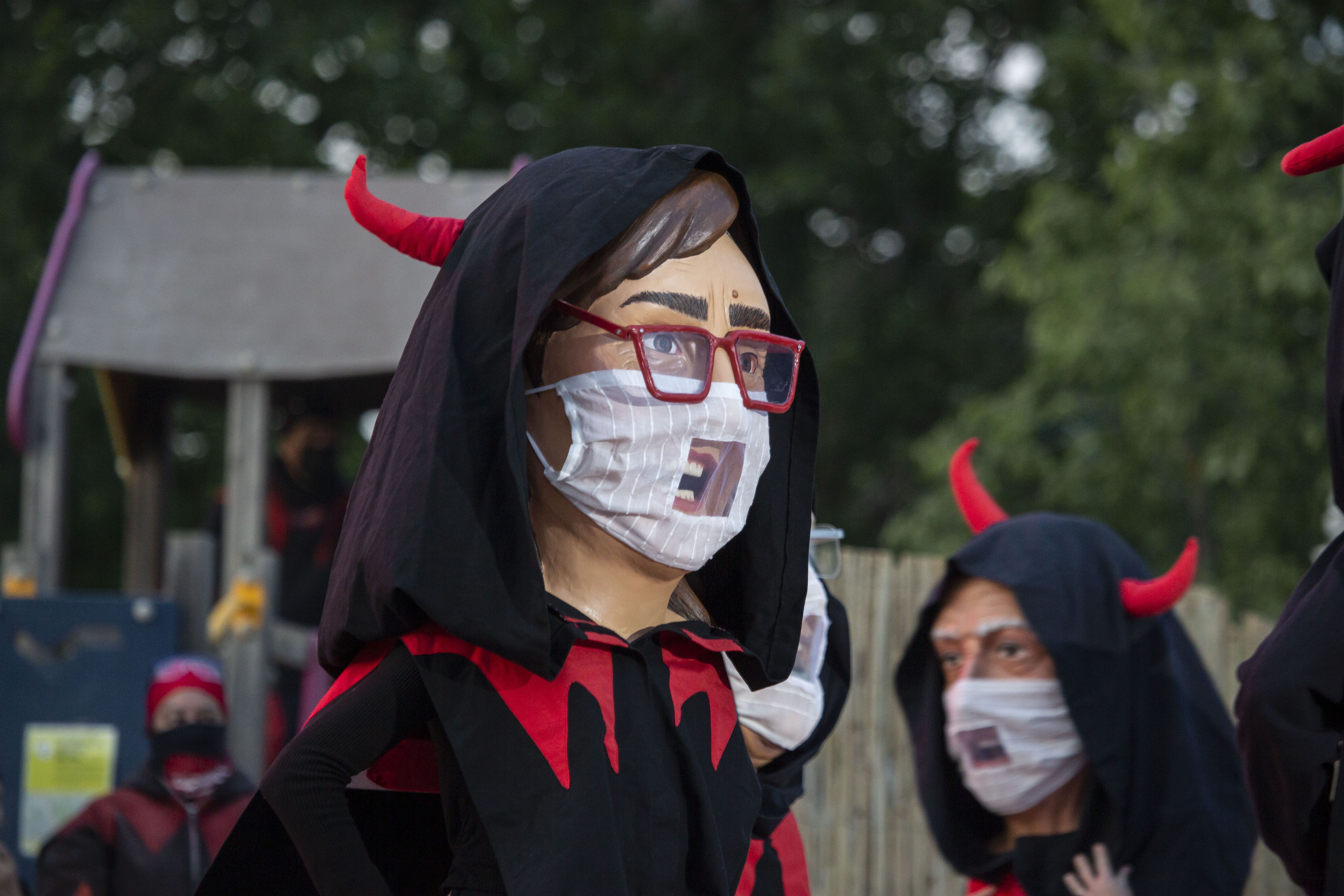 Els Diables han sortit al carrer amb la Trobada de Bèsties. FOTO: Àngel Bravo