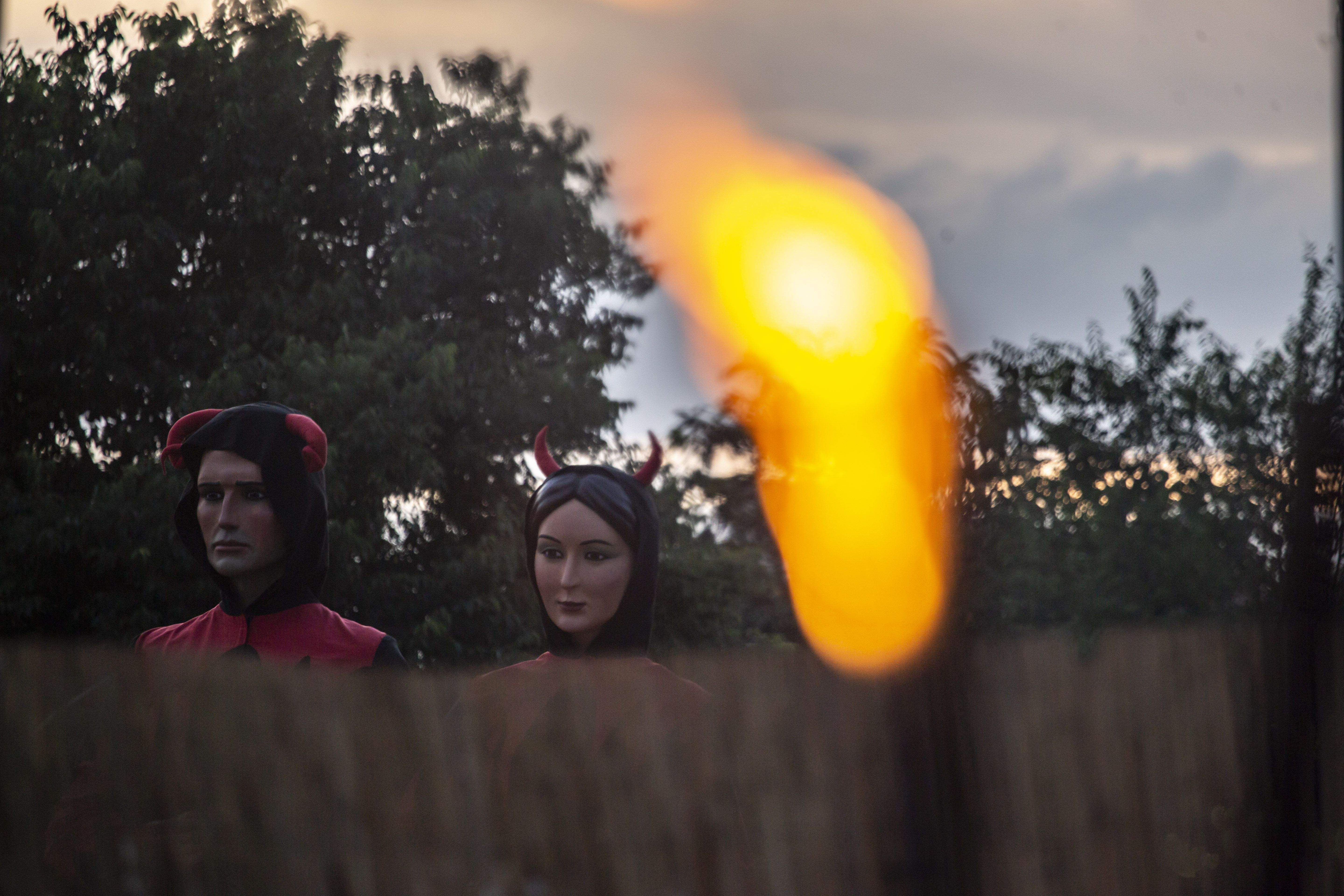 Els Diables han sortit al carrer amb la Trobada de Bèsties. FOTO: Àngel Bravo