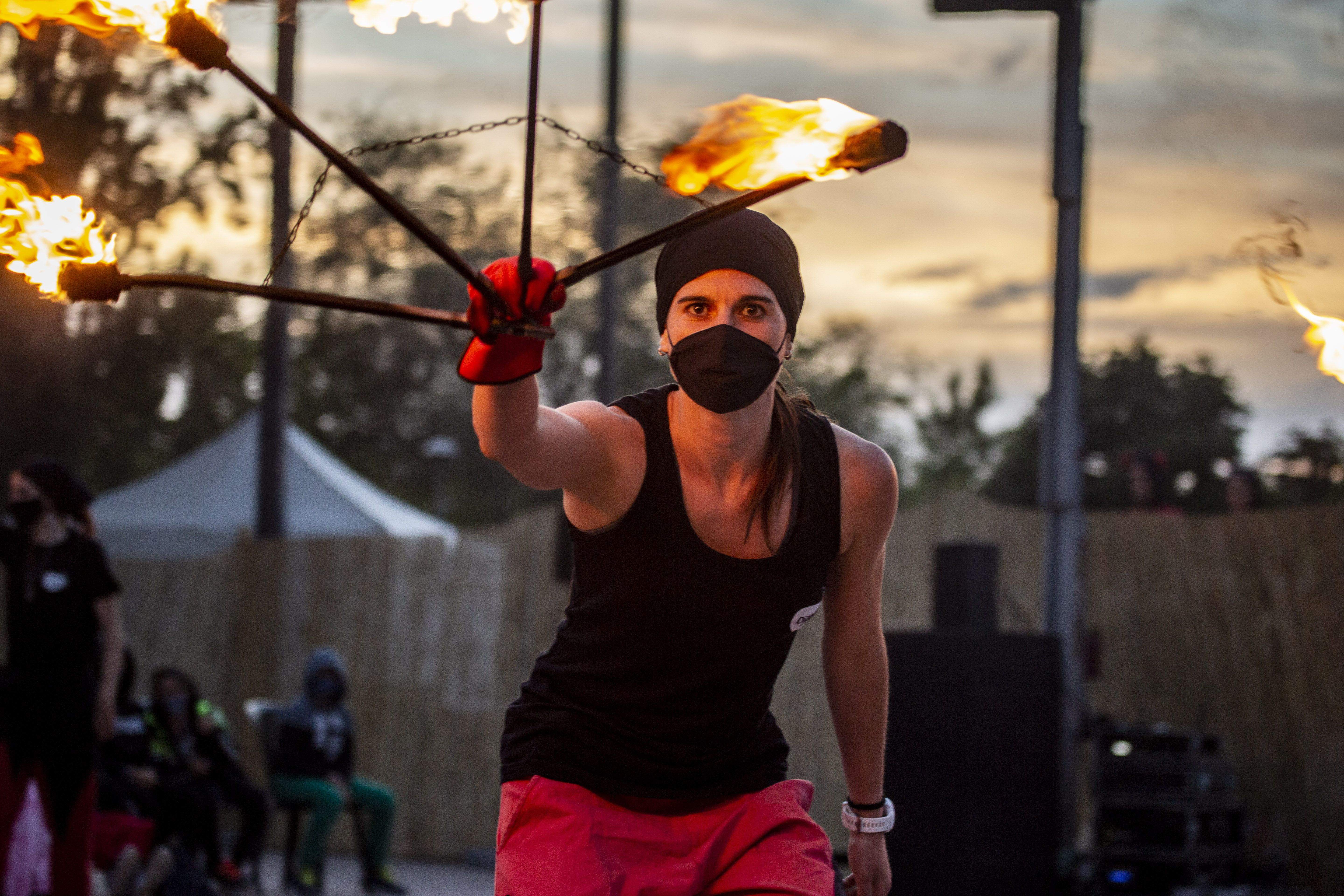 Els Diables han sortit al carrer amb la Trobada de Bèsties. FOTO: Àngel Bravo