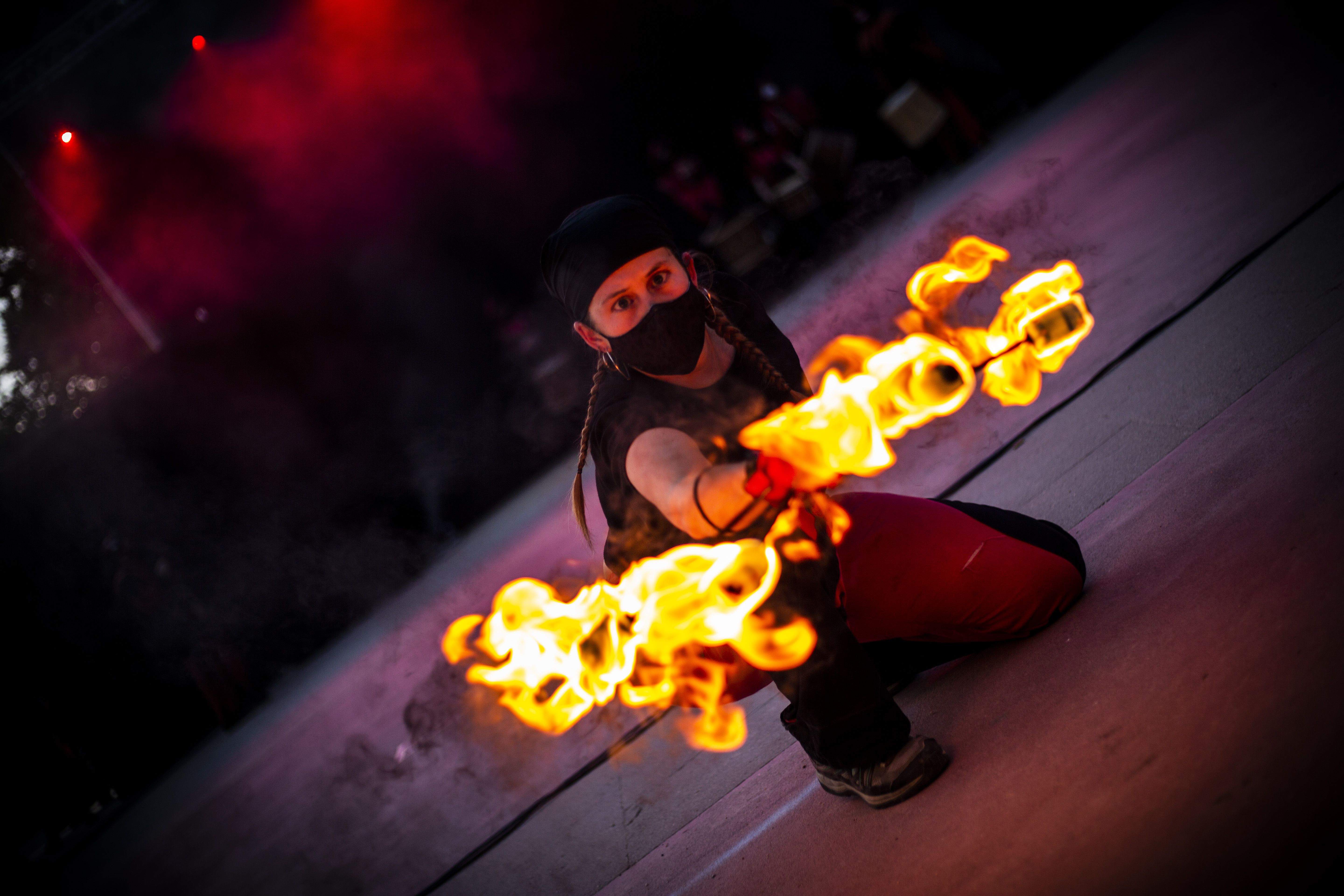 Els Diables han sortit al carrer amb la Trobada de Bèsties. FOTO: Àngel Bravo