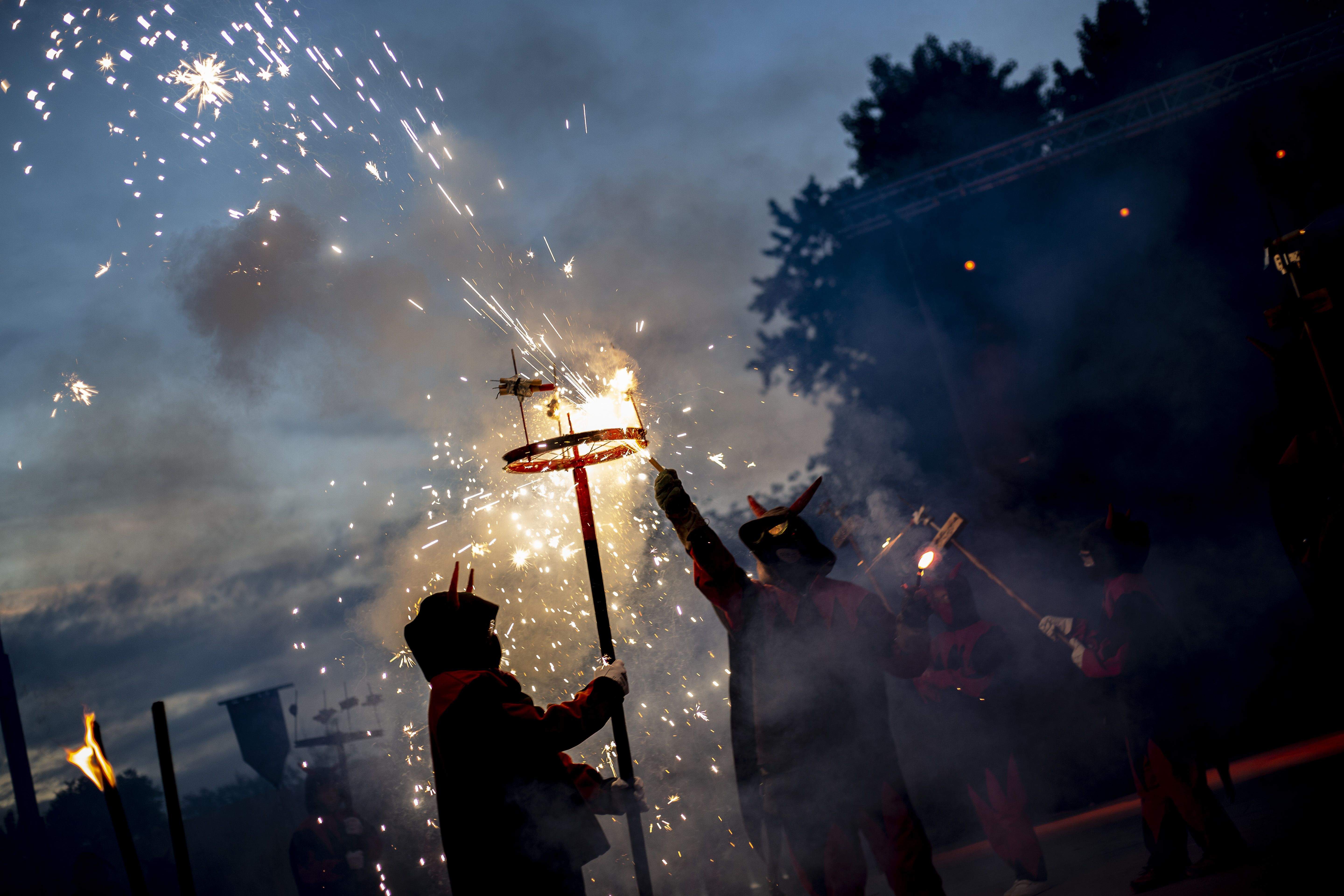 Els Diables han sortit al carrer amb la Trobada de Bèsties. FOTO: Àngel Bravo