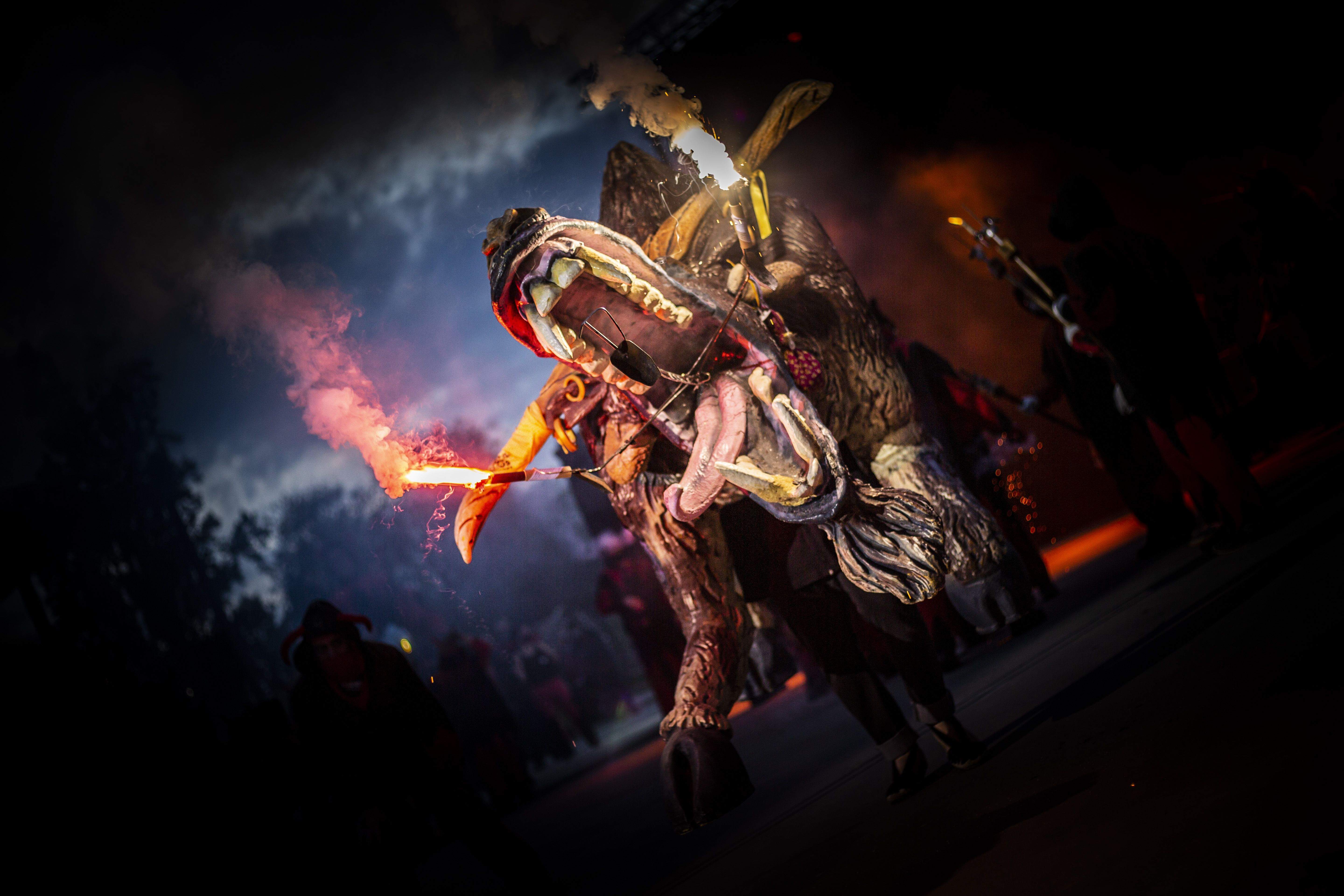 Els Diables han sortit al carrer amb la Trobada de Bèsties. FOTO: Àngel Bravo
