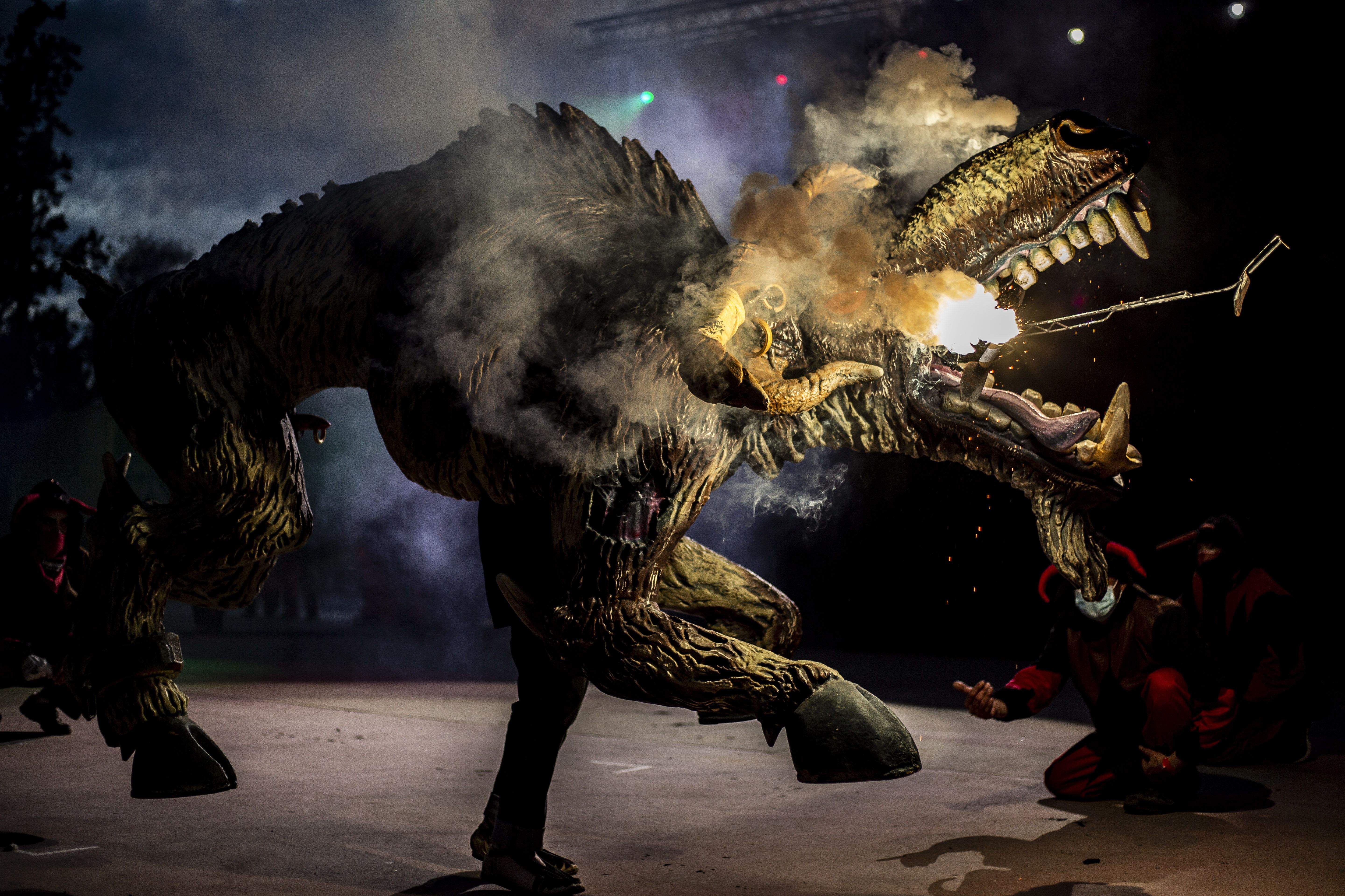 Els Diables han sortit al carrer amb la Trobada de Bèsties. FOTO: Àngel Bravo